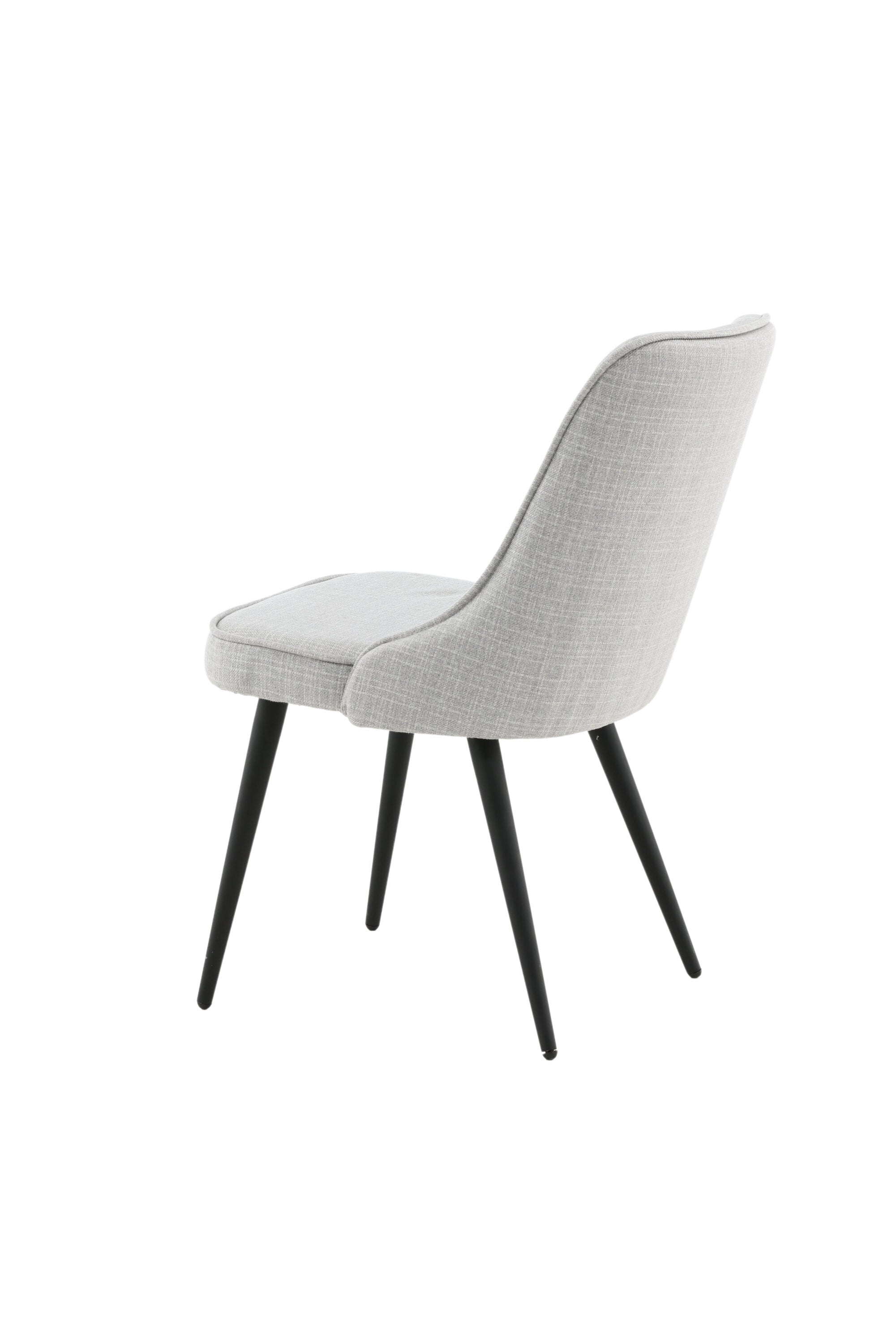 Velvet Deluxe Stuhl in Grau / Schwarz präsentiert im Onlineshop von KAQTU Design AG. Stuhl ist von Venture Home