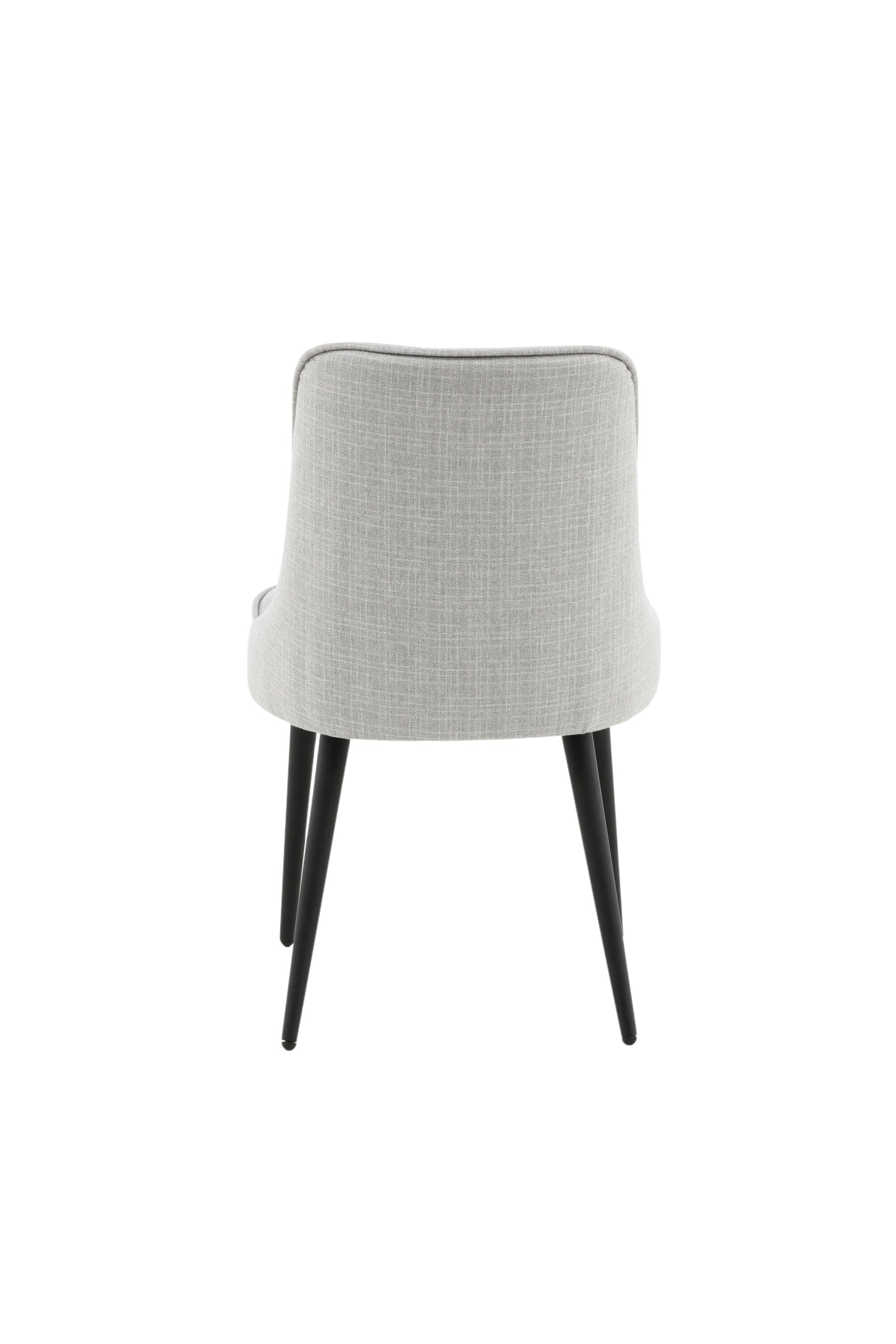 Velvet Deluxe Stuhl in Grau / Schwarz präsentiert im Onlineshop von KAQTU Design AG. Stuhl ist von Venture Home