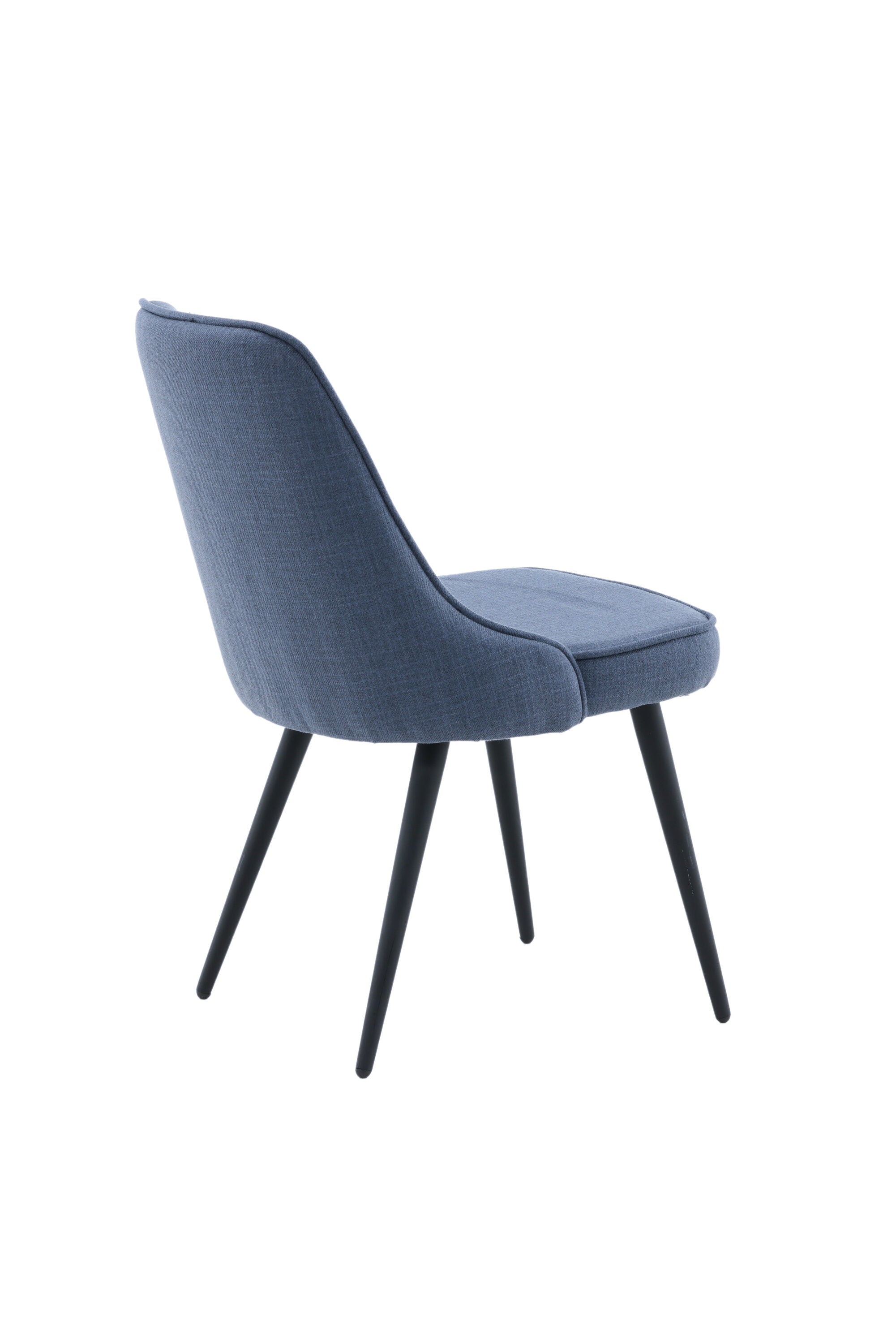 Velvet Deluxe Stuhl in Blau / Schwarz präsentiert im Onlineshop von KAQTU Design AG. Stuhl ist von Venture Home