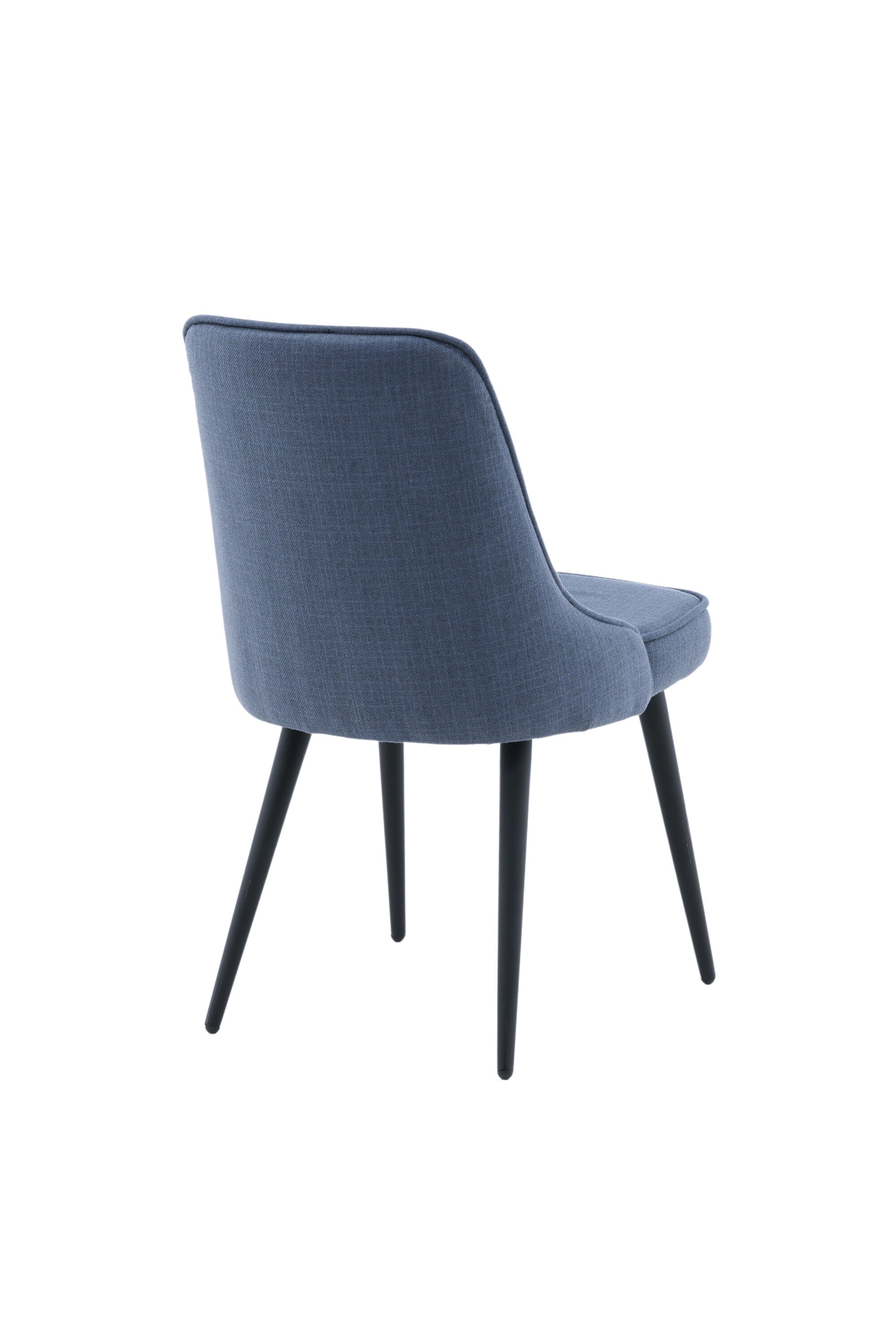 Velvet Deluxe Stuhl in Blau / Schwarz präsentiert im Onlineshop von KAQTU Design AG. Stuhl ist von Venture Home