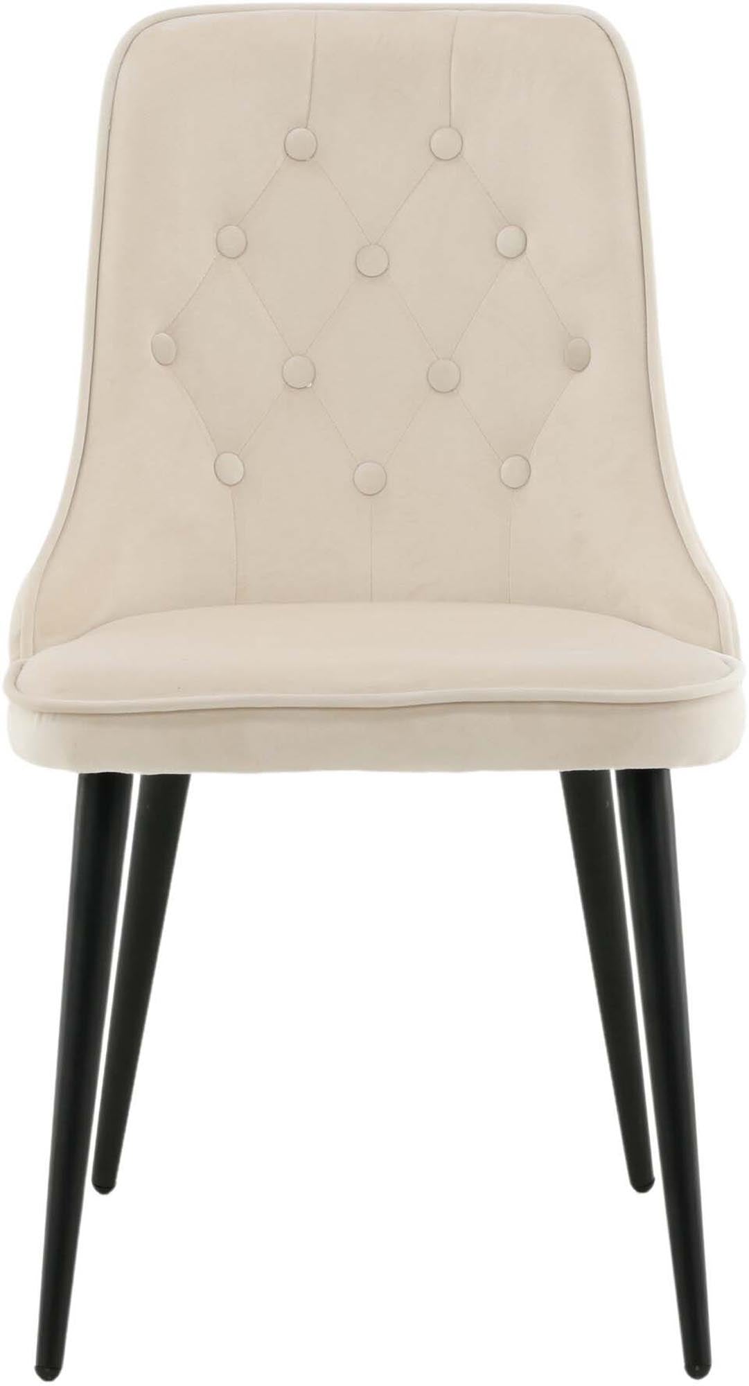 Eleganter Velvet Deluxe Stuhl von Venture Home: Komfort und stilvolles Design vereinen sich für einladende Räume und gesellige Abende.