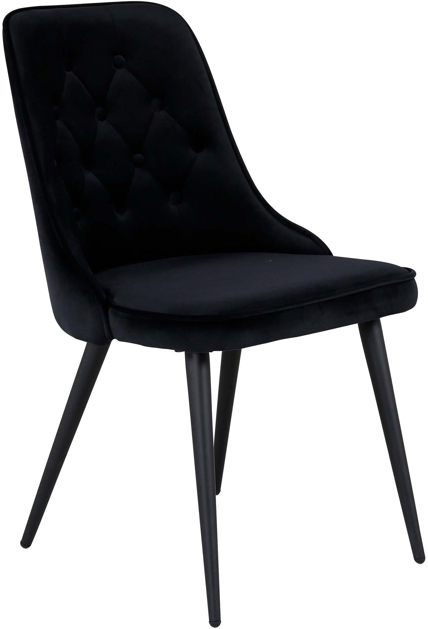 Eleganter Velvet Deluxe Stuhl von Venture Home: Komfort und stilvolles Design vereinen sich für einladende Räume und gesellige Abende.