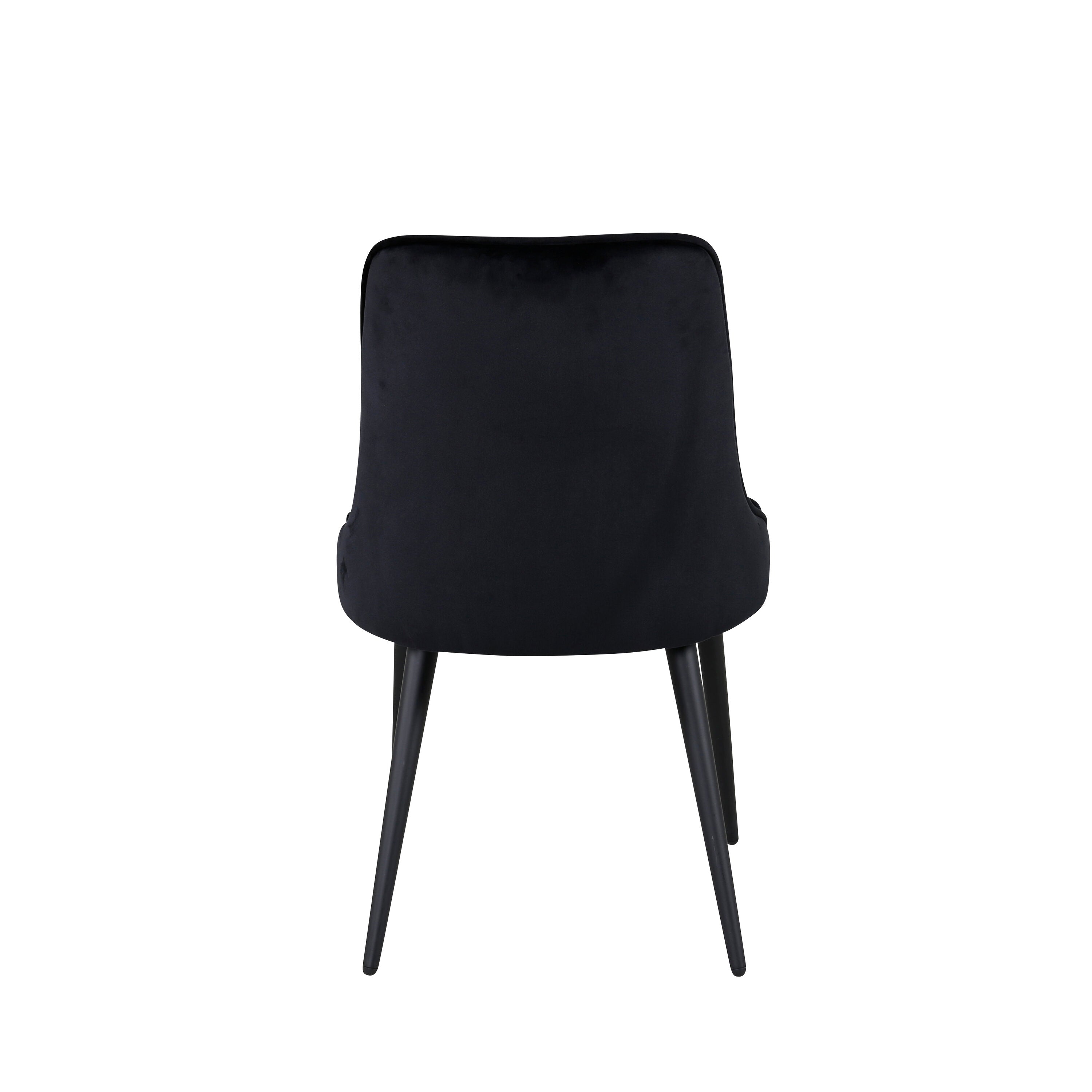 Velvet Deluxe Stuhl in Schwarz präsentiert im Onlineshop von KAQTU Design AG. Stuhl ist von Venture Home