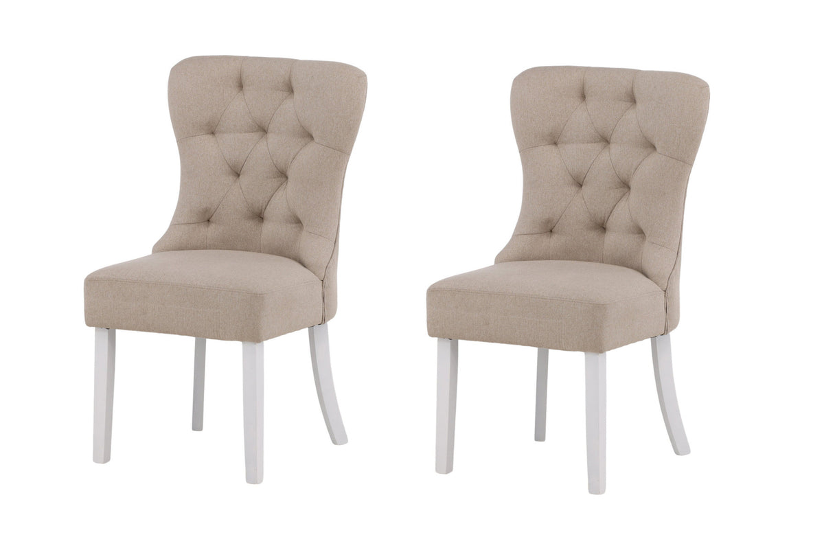 Vista Stuhl in Beige präsentiert im Onlineshop von KAQTU Design AG. Stuhl ist von Venture Home