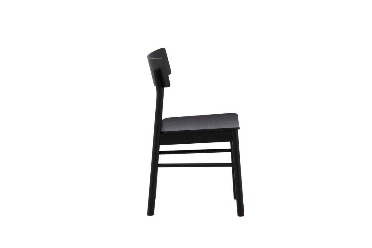 Montros Esszimmerstuhl in Schwarz präsentiert im Onlineshop von KAQTU Design AG. Stuhl ist von Venture Home