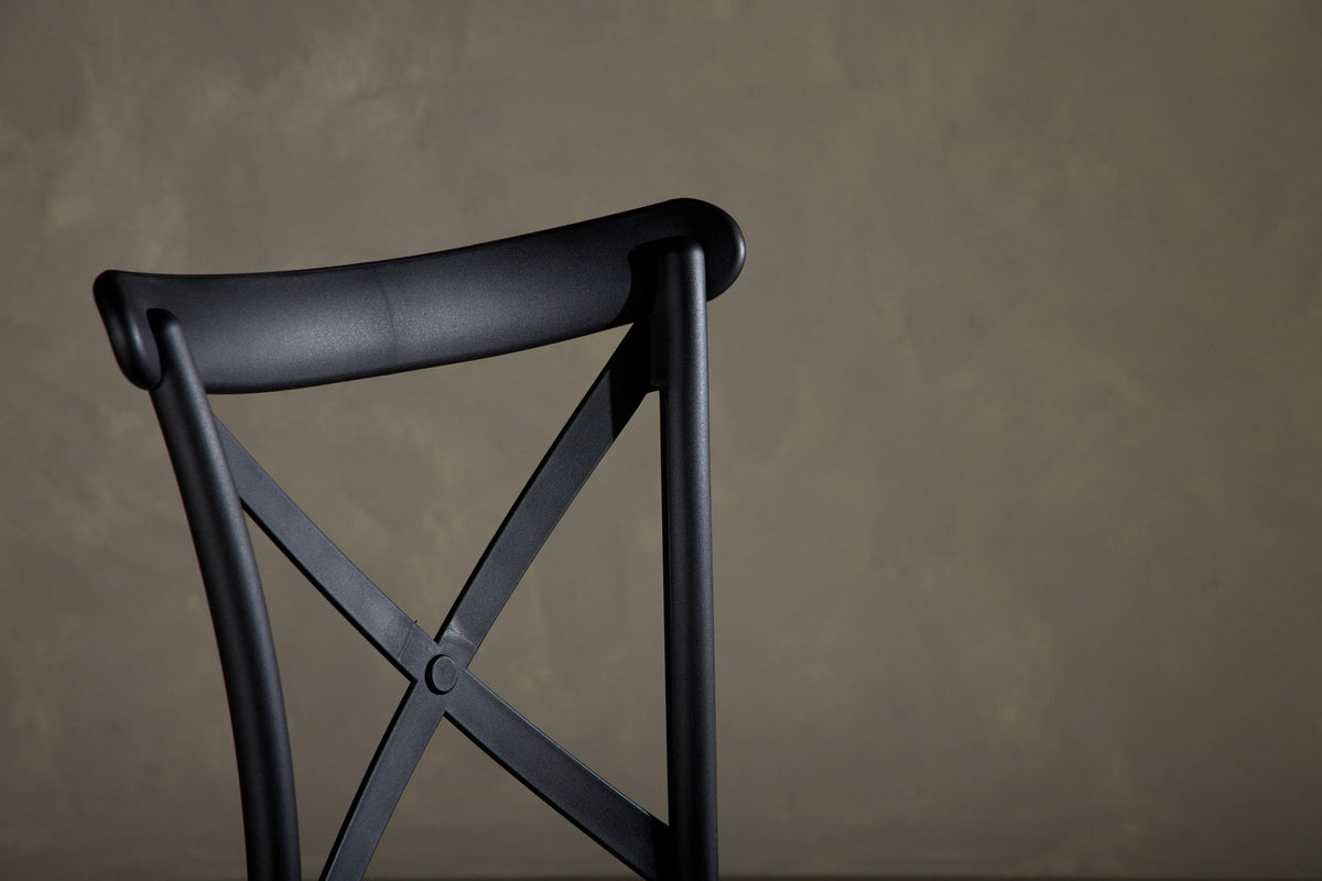 Crosett Stuhl in Schwarz präsentiert im Onlineshop von KAQTU Design AG. Stuhl ist von Venture Home