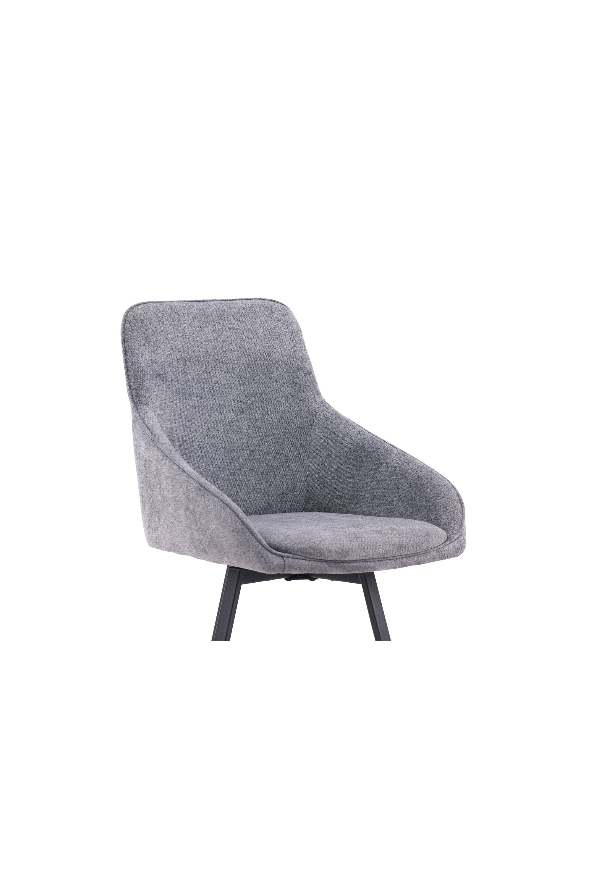 Rosie Stuhl in Grau präsentiert im Onlineshop von KAQTU Design AG. Stuhl mit Armlehne ist von Venture Home