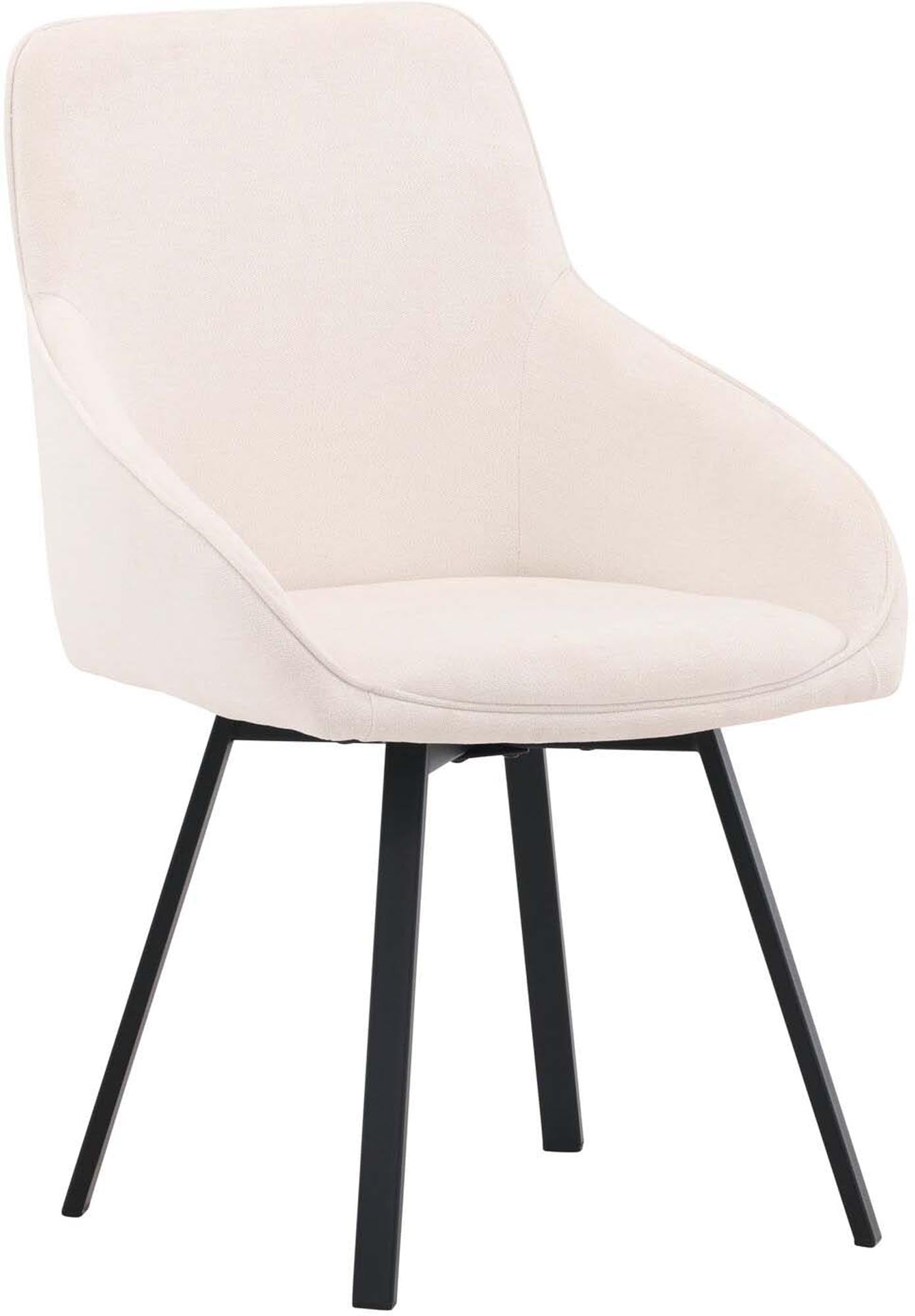 Entdecken Sie den Rosie Stuhl von Venture Home: skandinavisches Design, bequeme Sitzfläche und robuste Stahlbeine für jeden Anlass.