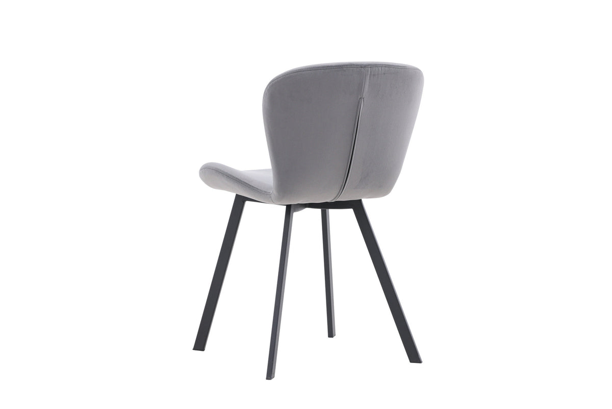 Lilja Esszimmerstuhl in Grau präsentiert im Onlineshop von KAQTU Design AG. Stuhl ist von Venture Home