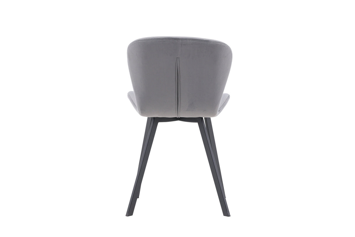 Lilja Esszimmerstuhl in Grau präsentiert im Onlineshop von KAQTU Design AG. Stuhl ist von Venture Home