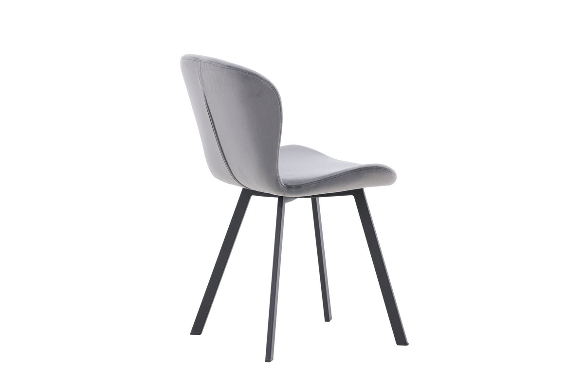 Lilja Esszimmerstuhl in Grau präsentiert im Onlineshop von KAQTU Design AG. Stuhl ist von Venture Home