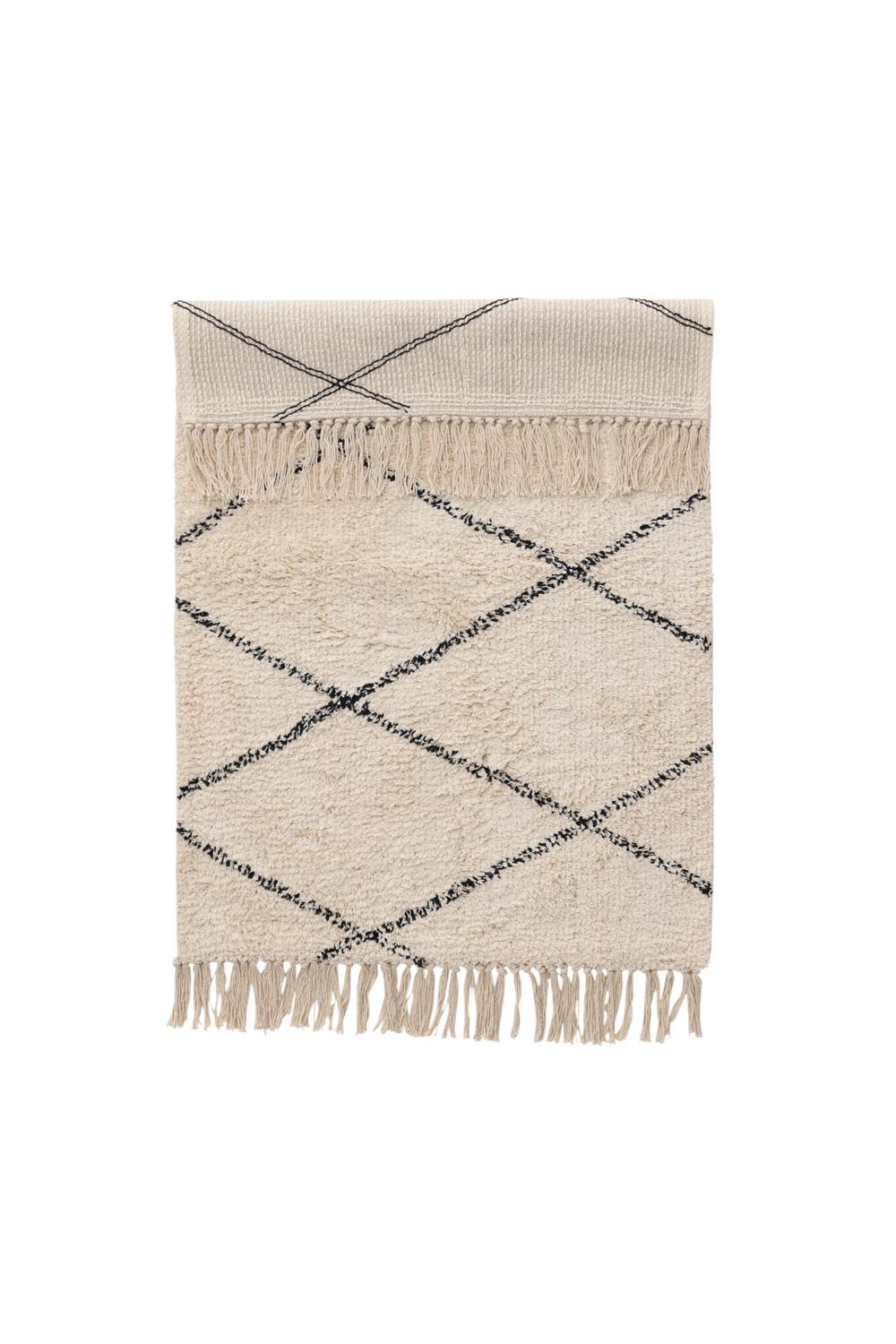 Thelma Teppich in Weiss präsentiert im Onlineshop von KAQTU Design AG. Teppich ist von Venture Home