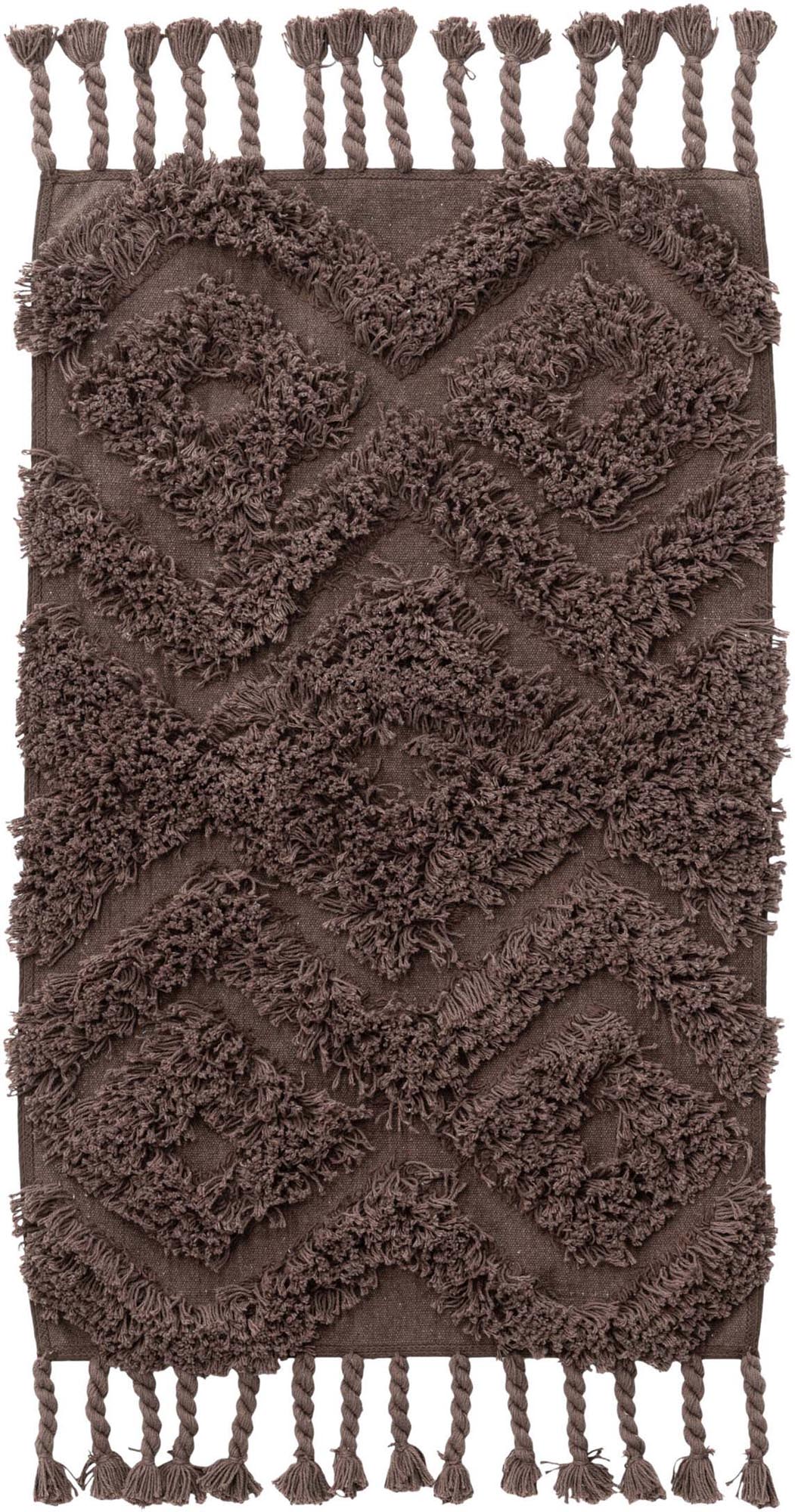 Hilma Teppich in Braun präsentiert im Onlineshop von KAQTU Design AG. Teppich ist von Venture Home