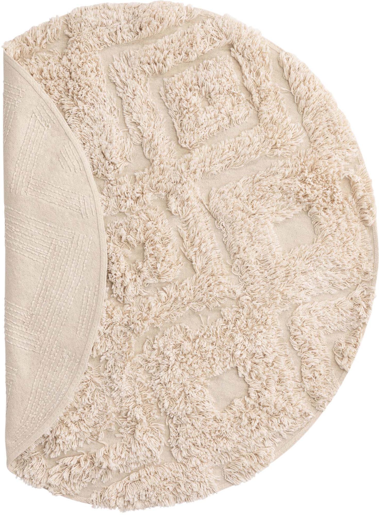 Hilma Teppich in Cremefarben präsentiert im Onlineshop von KAQTU Design AG. Teppich ist von Venture Home