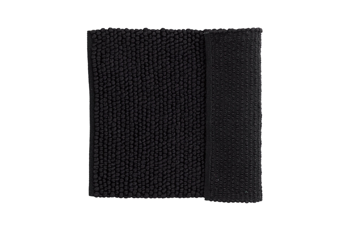 Wilmer Teppich in Schwarz präsentiert im Onlineshop von KAQTU Design AG. Teppich ist von Venture Home