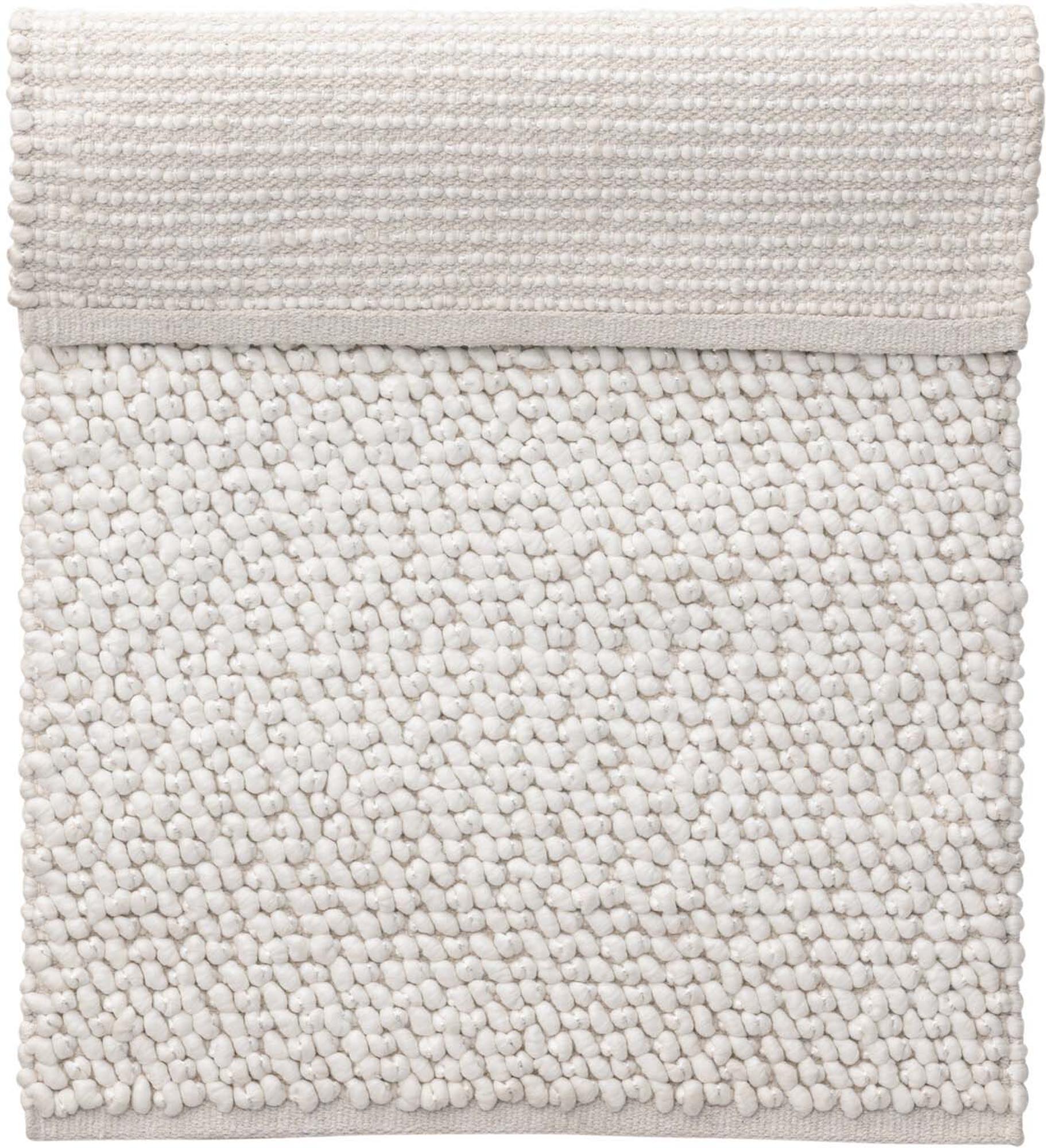 Wilmer Teppich in Weiss präsentiert im Onlineshop von KAQTU Design AG. Teppich ist von Venture Home