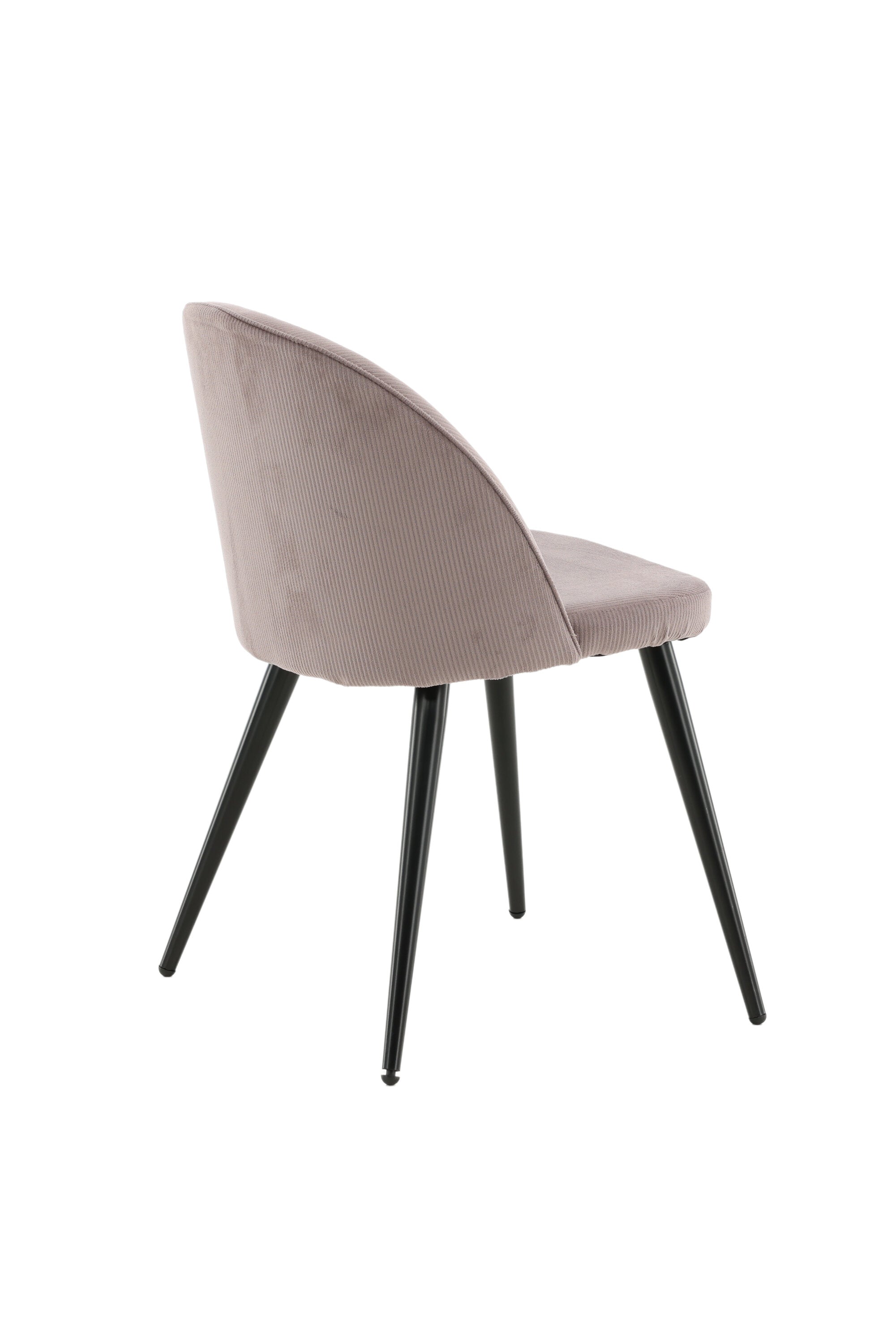 Velvet Matstol Manchester Stuhl in Altrosa / Schwarz präsentiert im Onlineshop von KAQTU Design AG. Schalenstuhl ist von Venture Home