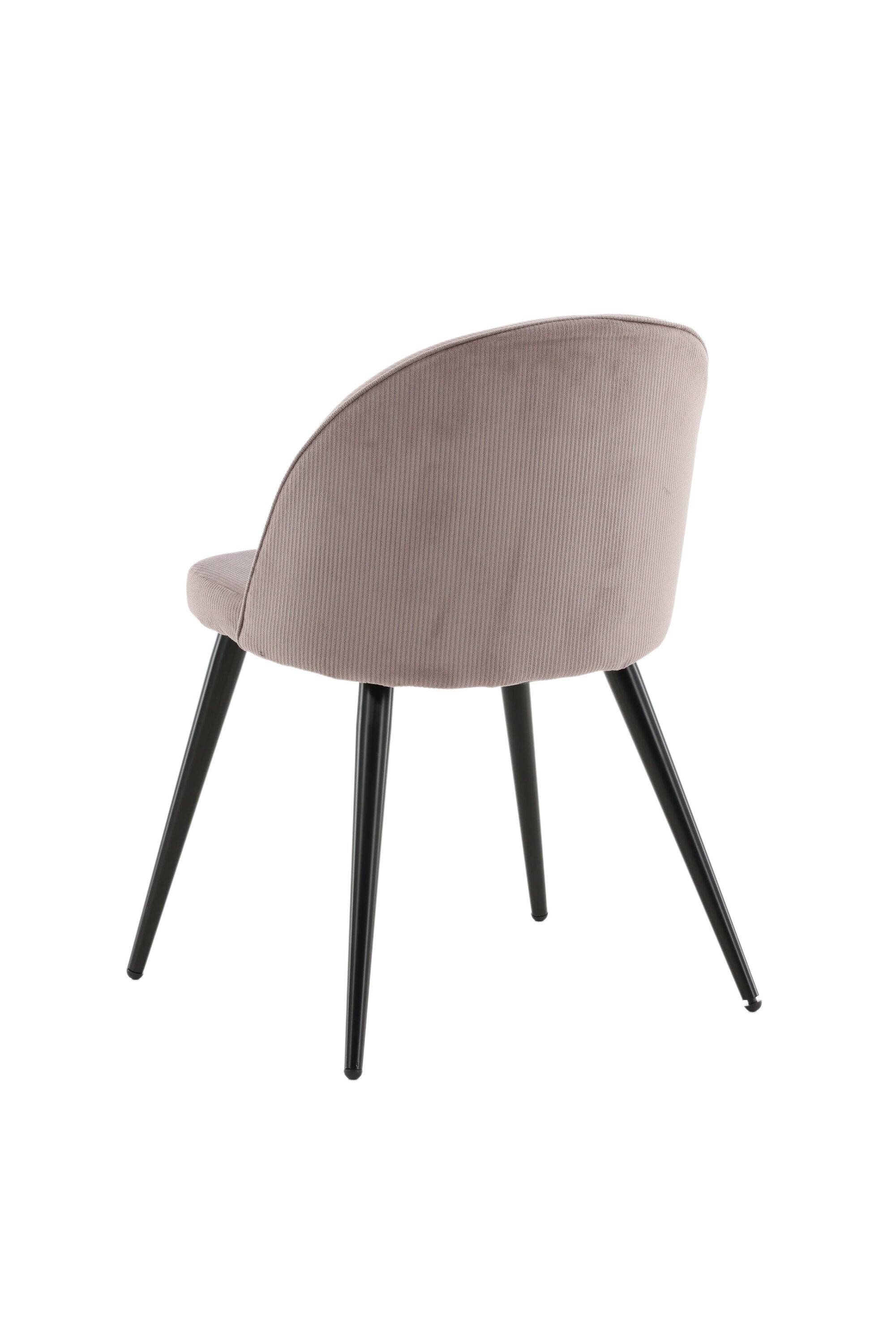 Velvet Matstol Manchester Stuhl in Altrosa / Schwarz präsentiert im Onlineshop von KAQTU Design AG. Schalenstuhl ist von Venture Home