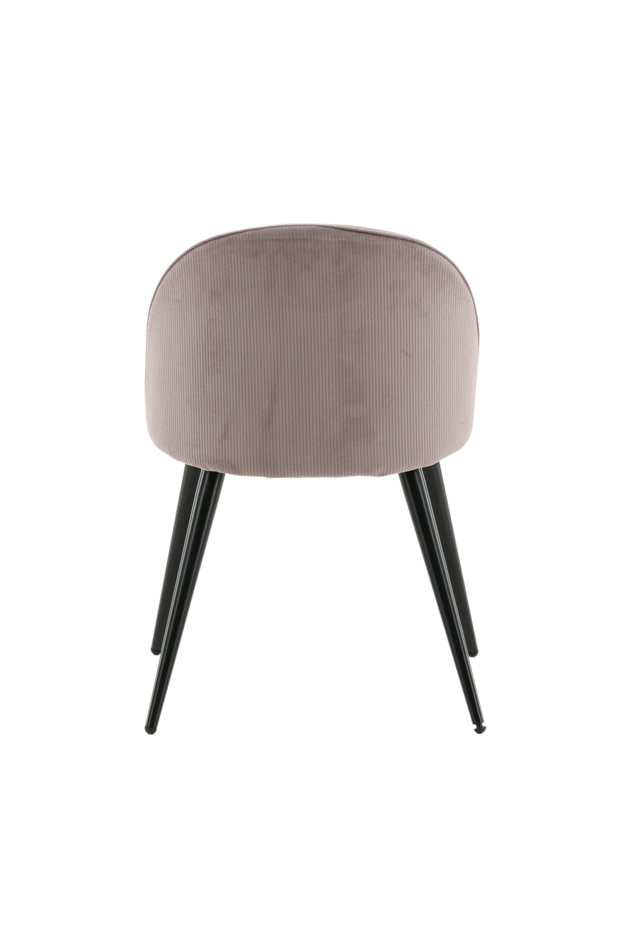 Velvet Matstol Manchester Stuhl in Altrosa / Schwarz präsentiert im Onlineshop von KAQTU Design AG. Schalenstuhl ist von Venture Home