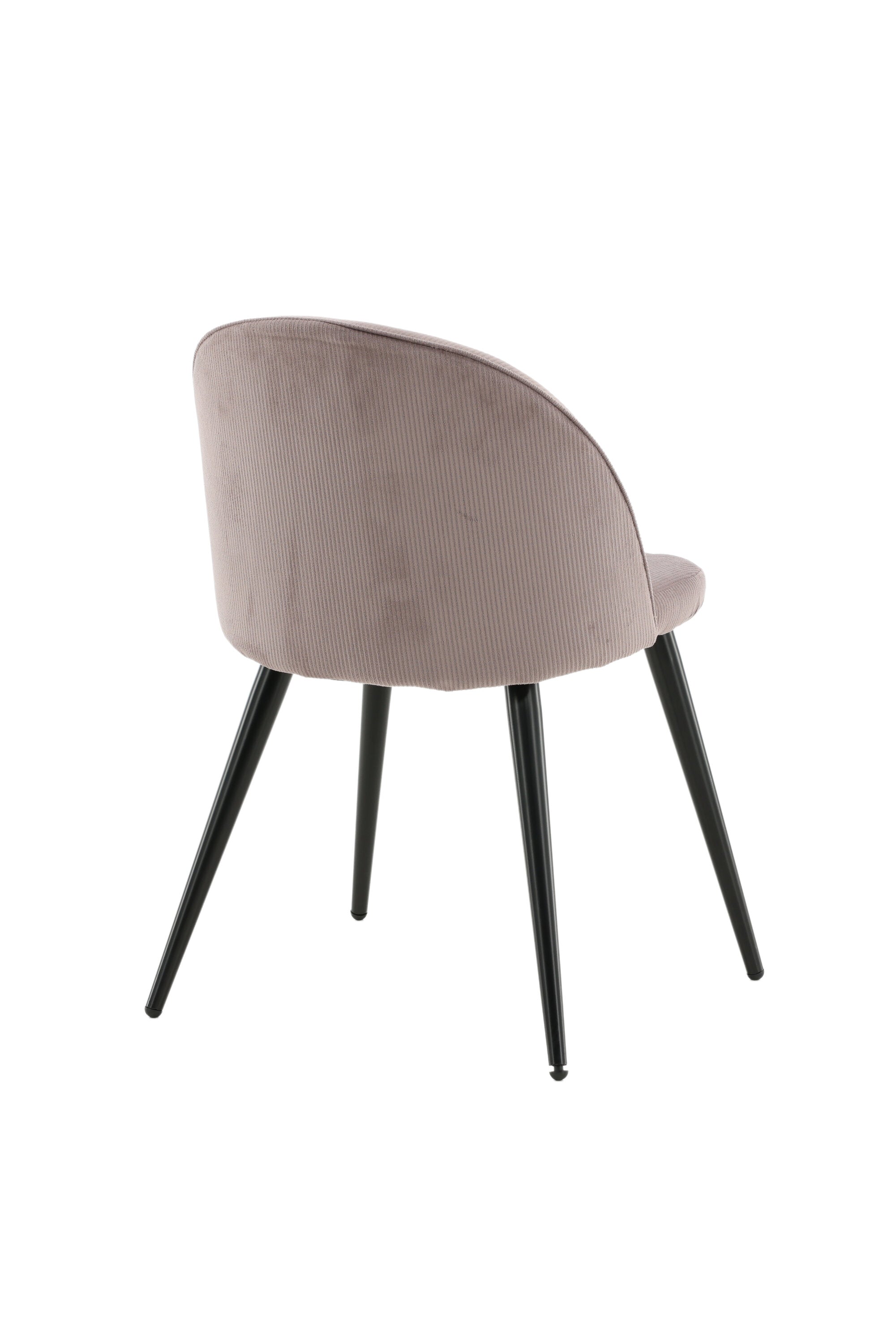 Velvet Matstol Manchester Stuhl in Altrosa / Schwarz präsentiert im Onlineshop von KAQTU Design AG. Schalenstuhl ist von Venture Home