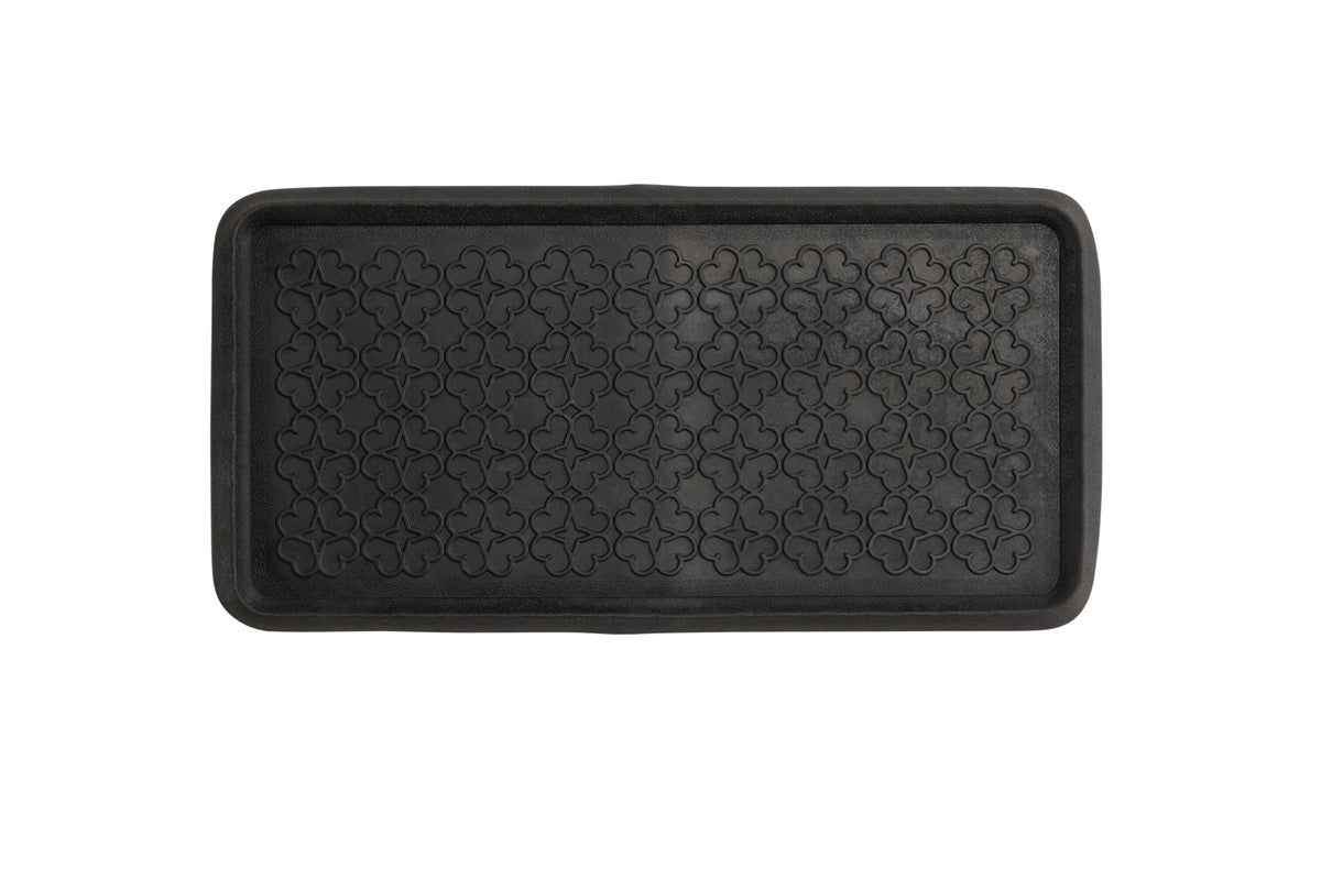 Gunnar Teppich in Schwarz präsentiert im Onlineshop von KAQTU Design AG. Türmatte ist von Venture Home