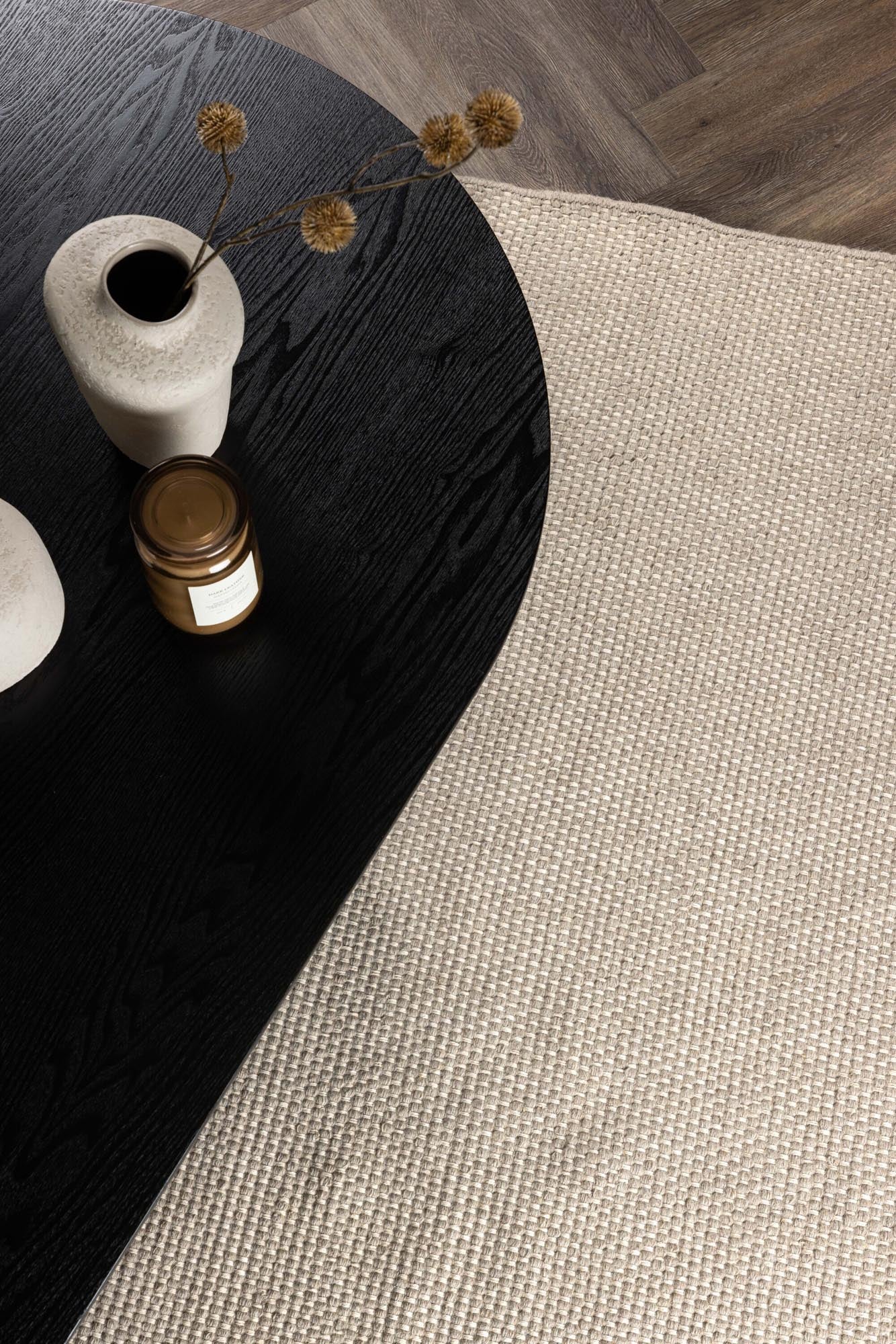 Eleganter Vilma Teppich von Venture Home in Beige, 230x160 cm.