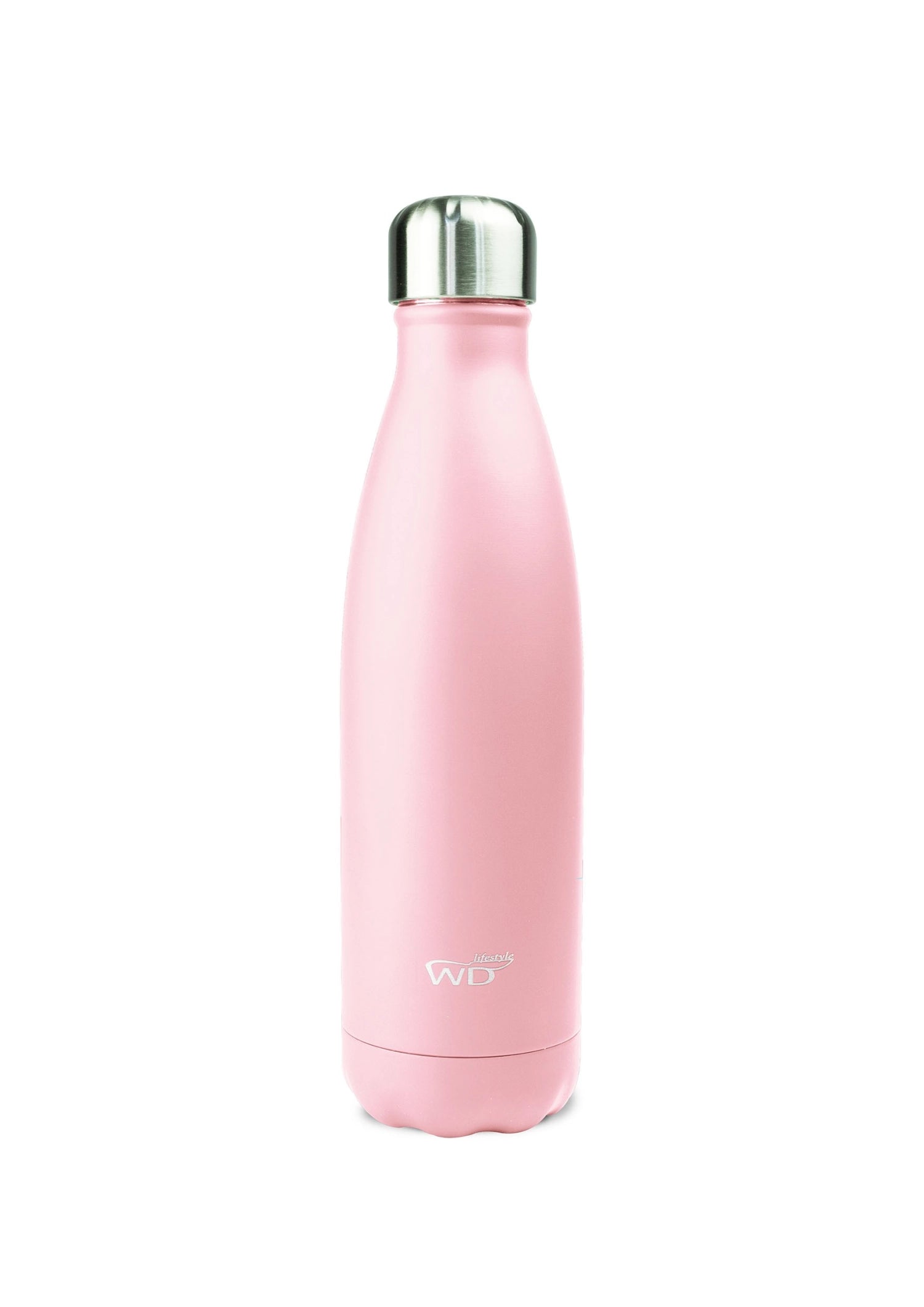 Entdecken Sie die stilvolle Easy Life Isolierflasche 500ml in hellrosa. Ideal für unterwegs, doppelwandig, robust und umweltfreundlich.