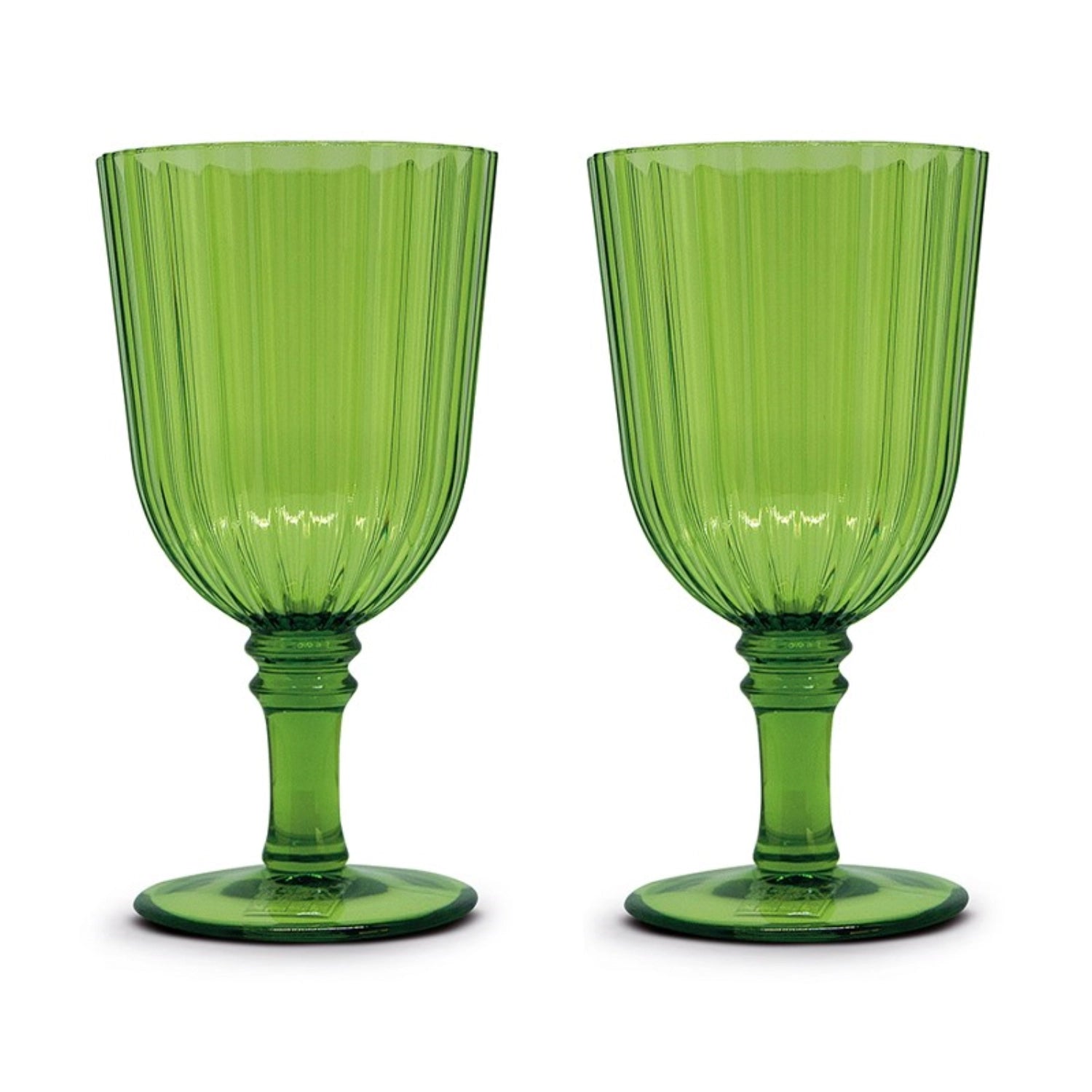 Elegantes 2er Set aus strapazierfähigen Acryl-Gläsern (460ml) in ansprechendem Türkis, ideal für gesellige Anlässe und den täglichen Gebrauch.