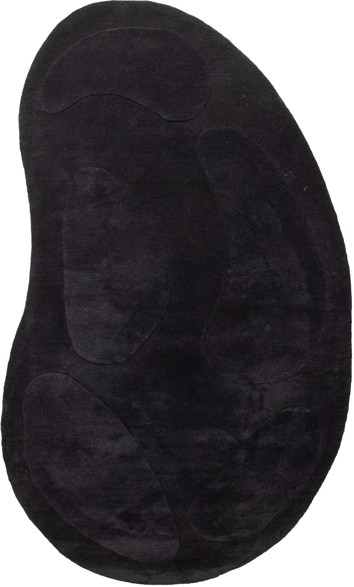 Entdecken Sie den Enard-Teppich von Venture Home: stilvoll, oval, schwarz, aus Wolle und Baumwolle, pflegeleicht und langlebig für Ihr Zuhause.