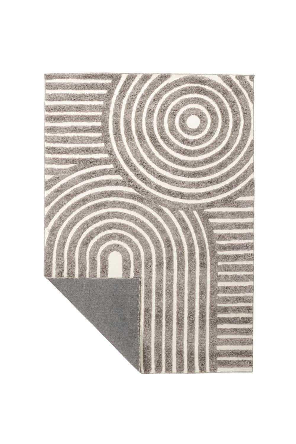 Nikita Teppich in Grau präsentiert im Onlineshop von KAQTU Design AG. Teppich ist von Venture Home