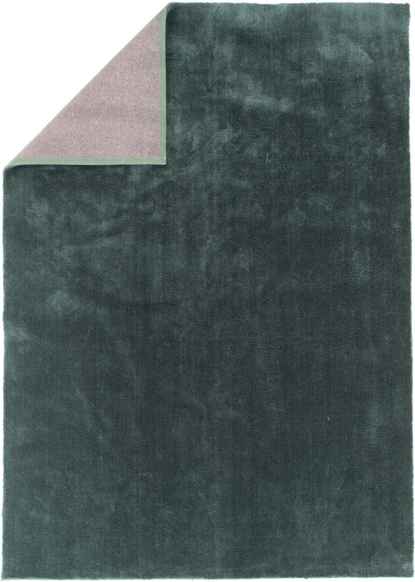 Wunderteppich in Grün präsentiert im Onlineshop von KAQTU Design AG. Teppich ist von Venture Home