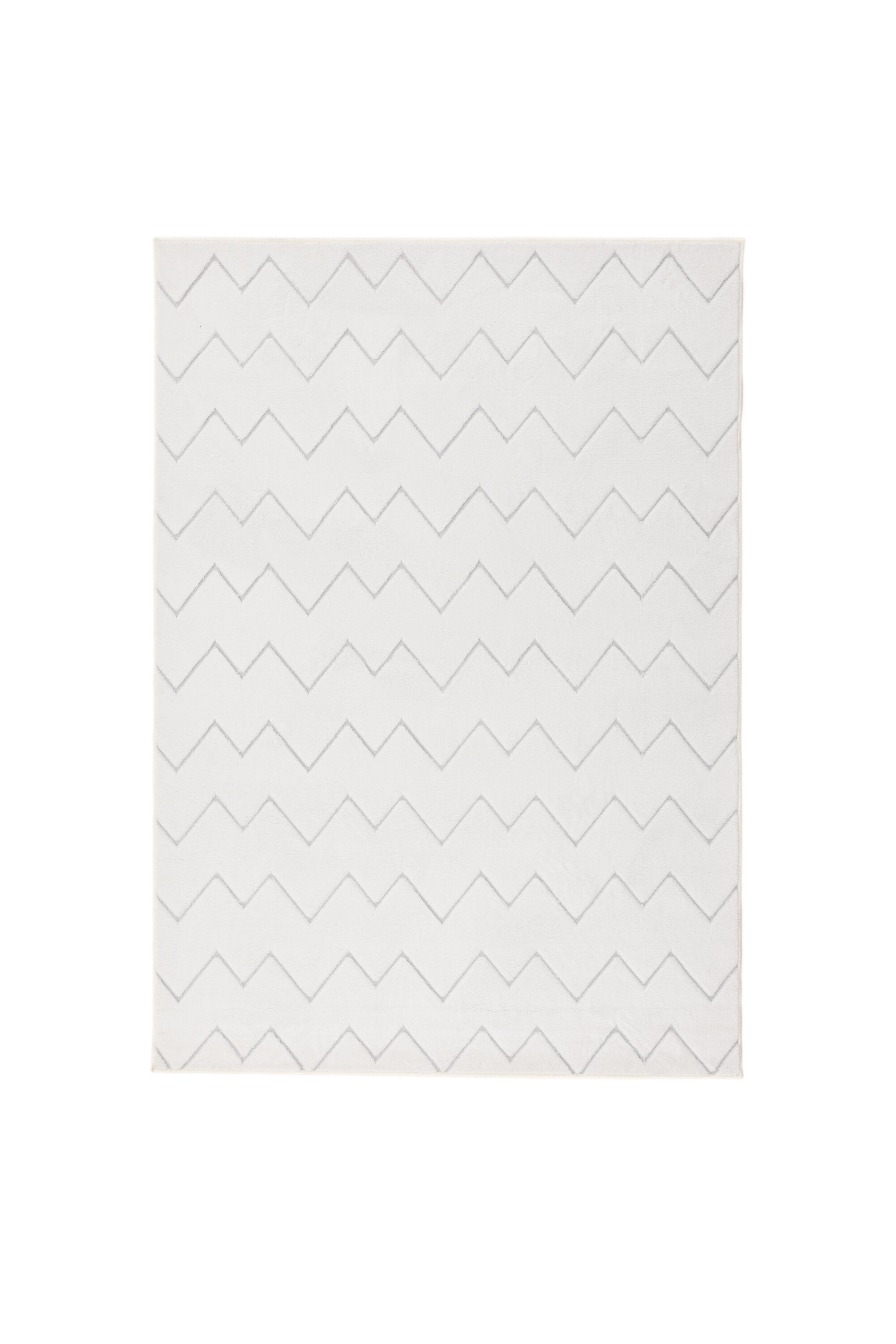 Fia Teppich in Weiss präsentiert im Onlineshop von KAQTU Design AG. Teppich ist von Venture Home