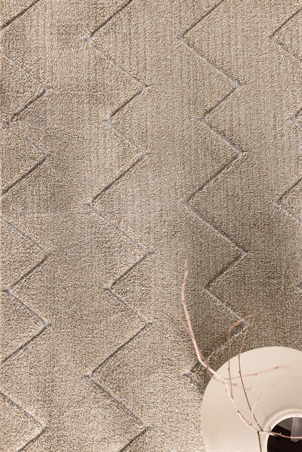 Fia Teppich in Braun präsentiert im Onlineshop von KAQTU Design AG. Teppich ist von Venture Home