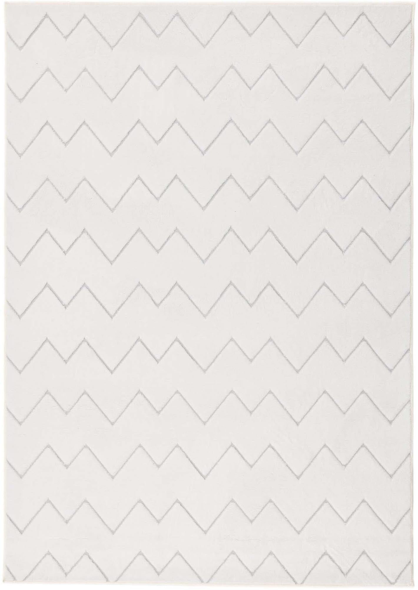 Fia Teppich von Venture Home: Stilvoller, langlebiger Teppich mit Zickzackmuster für jeden Raum. Pflegeleicht und vielseitig einsetzbar.