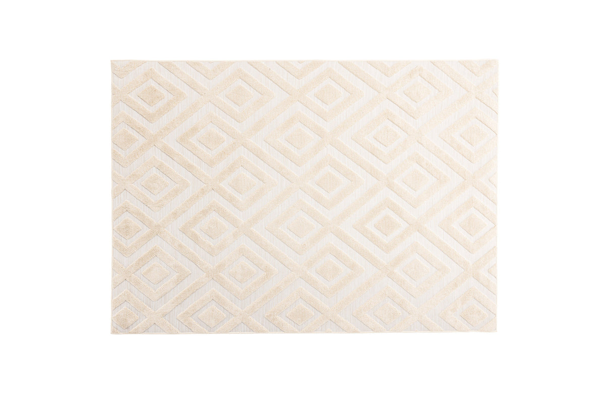 Pia Teppich in Beige präsentiert im Onlineshop von KAQTU Design AG. Teppich ist von Venture Home
