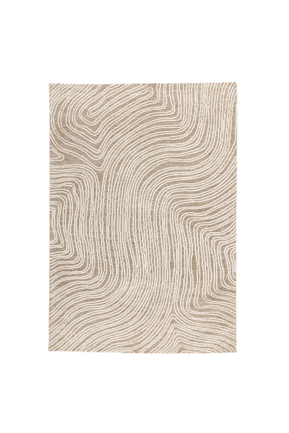 Melle Teppich in Beige präsentiert im Onlineshop von KAQTU Design AG. Teppich ist von Venture Home