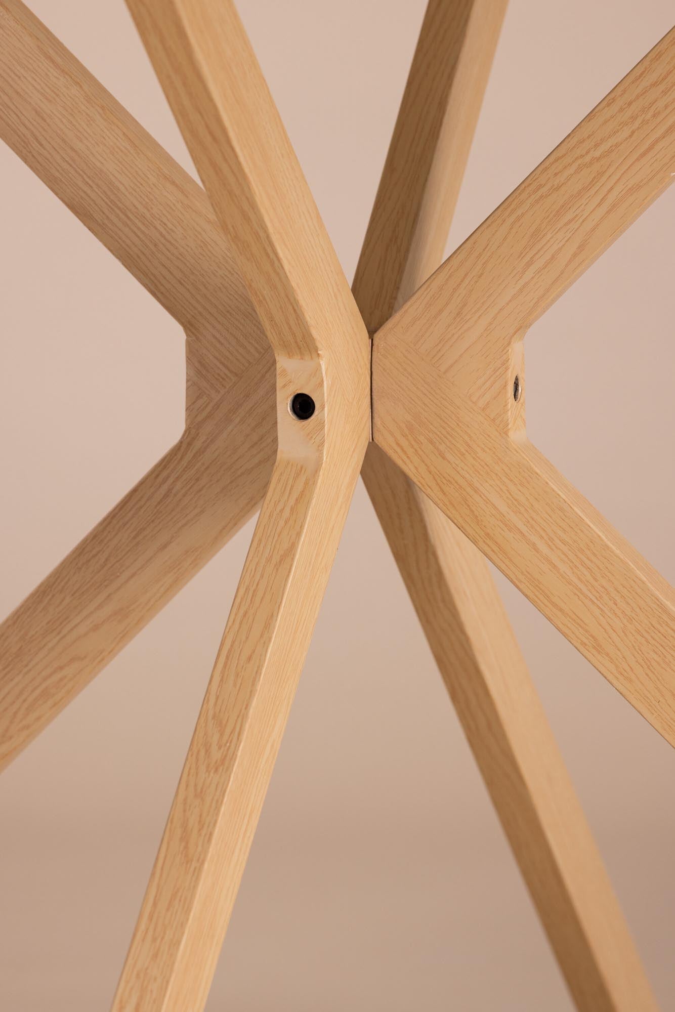 Venture Home Piazza Esstisch: Eleganter, langlebiger Tisch in Mokkafarbe, perfekt für gesellige Runden und stilvolle Einrichtung.