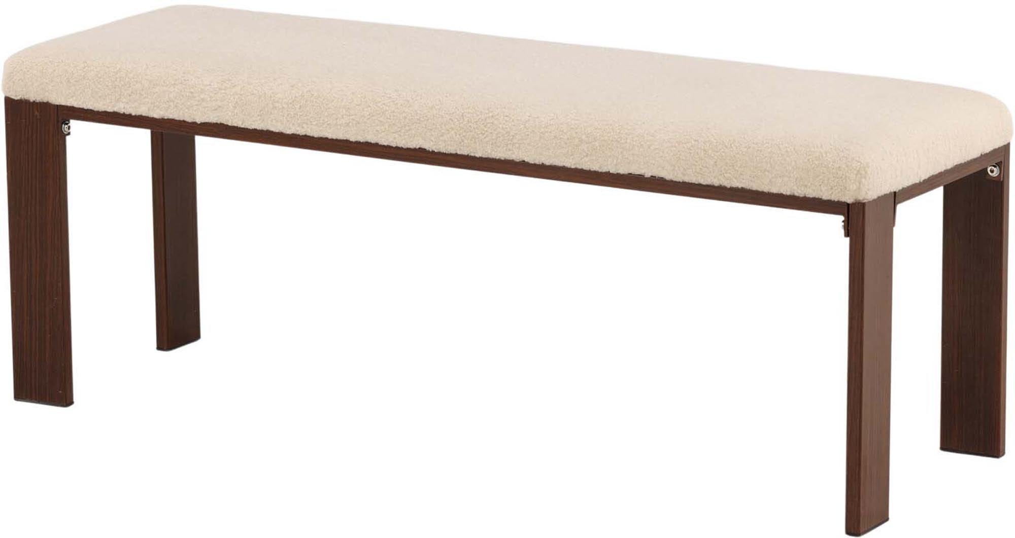 Luxuriöse Chester Bank mit edlem Samt und massiven Holzbeinen.