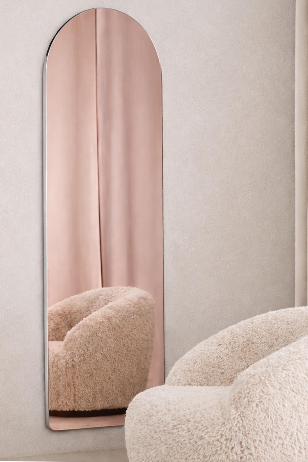 Sarasota Grosser Spiegel in Roségold präsentiert im Onlineshop von KAQTU Design AG. Spiegel ist von Venture Home