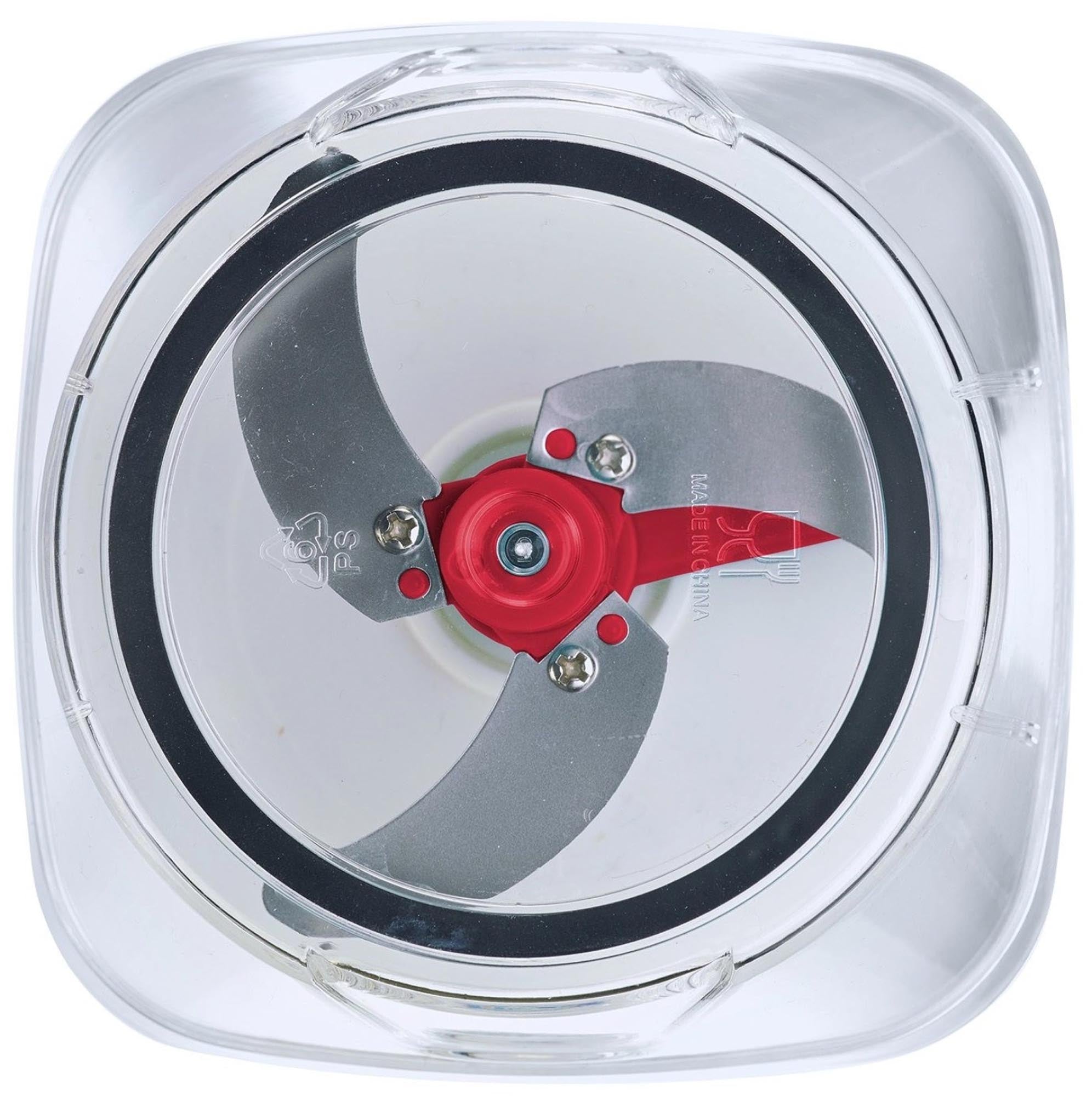 Kompakter Multi-Schneider mit Seilzug, 450 ml, perfekt zum Zerkleinern von Zutaten, leicht zu handhaben und platzsparend.