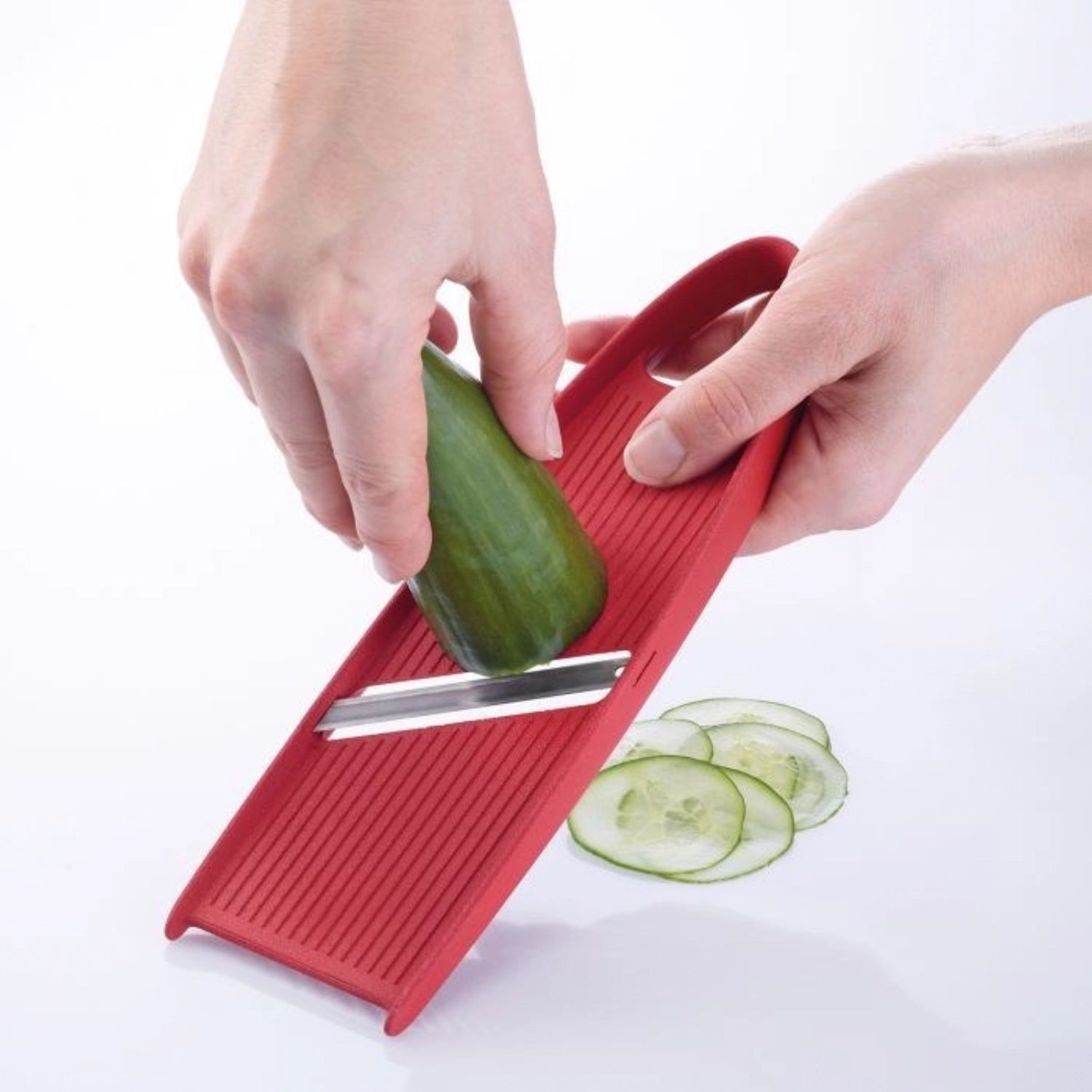 Gemüsehobel Hobelix von Westmark, ideal zum schnellen und präzisen Schneiden von Gemüse, mit ergonomischem Design und einfacher Handhabung.
