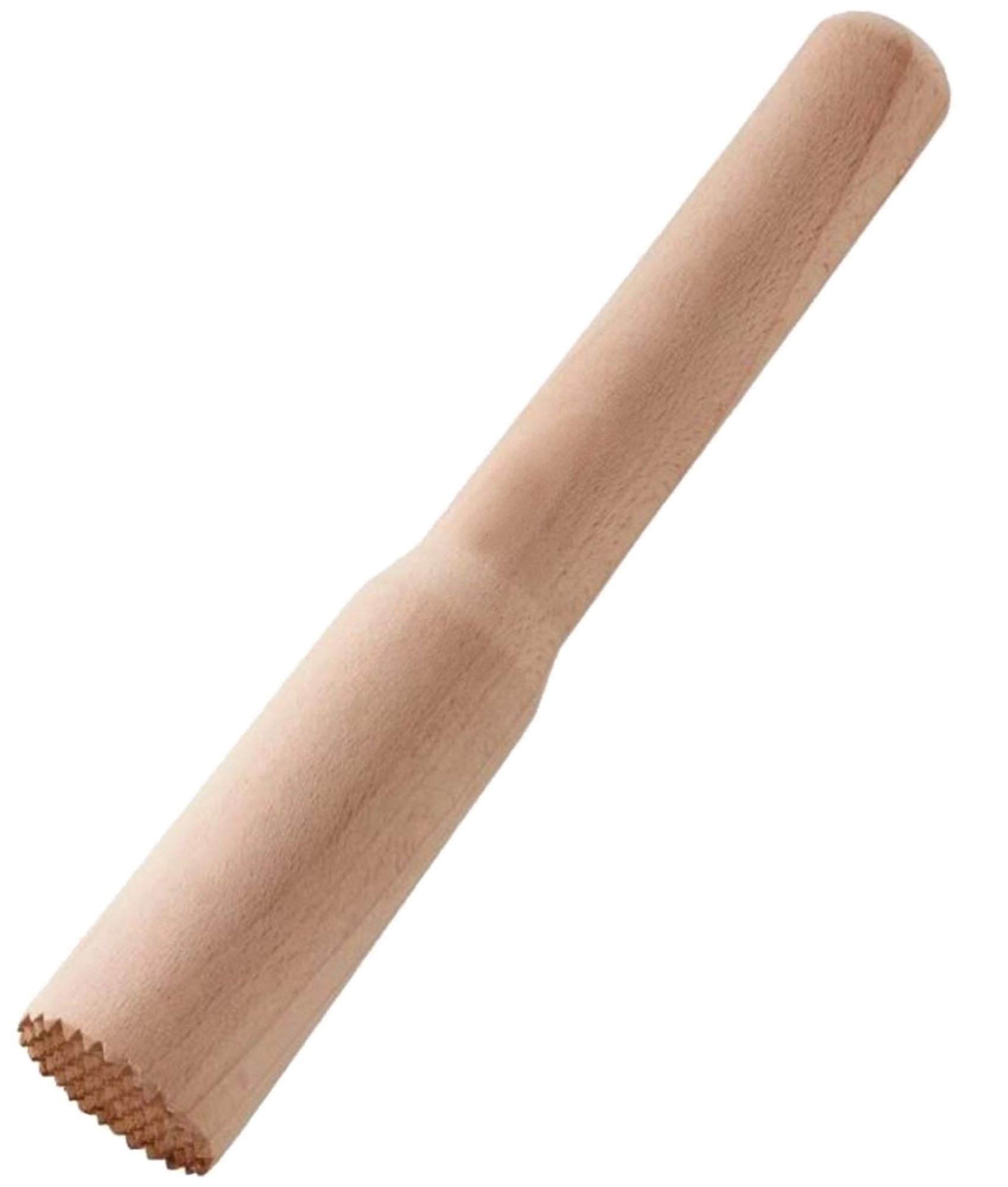 Entdecken Sie den Westmark Fermentier-Stampfer aus Buchenholz – robust, langlebig und ideal für die Fermentation von Gemüse wie Sauerkraut und Kimchi.