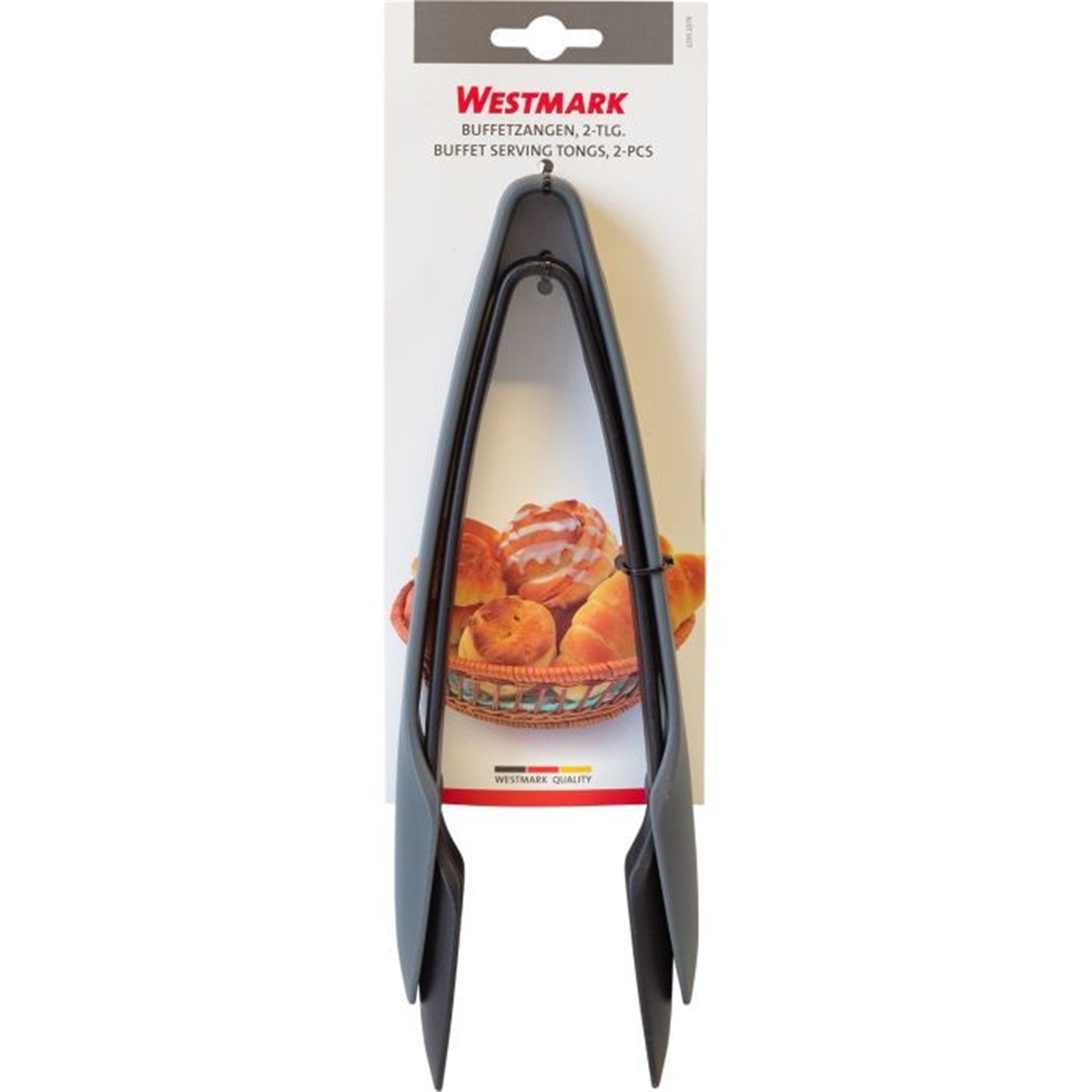 Westmark Buffetzangen, ideal für Buffets und Servieren, aus robustem Material, langlebig und einfach zu reinigen.