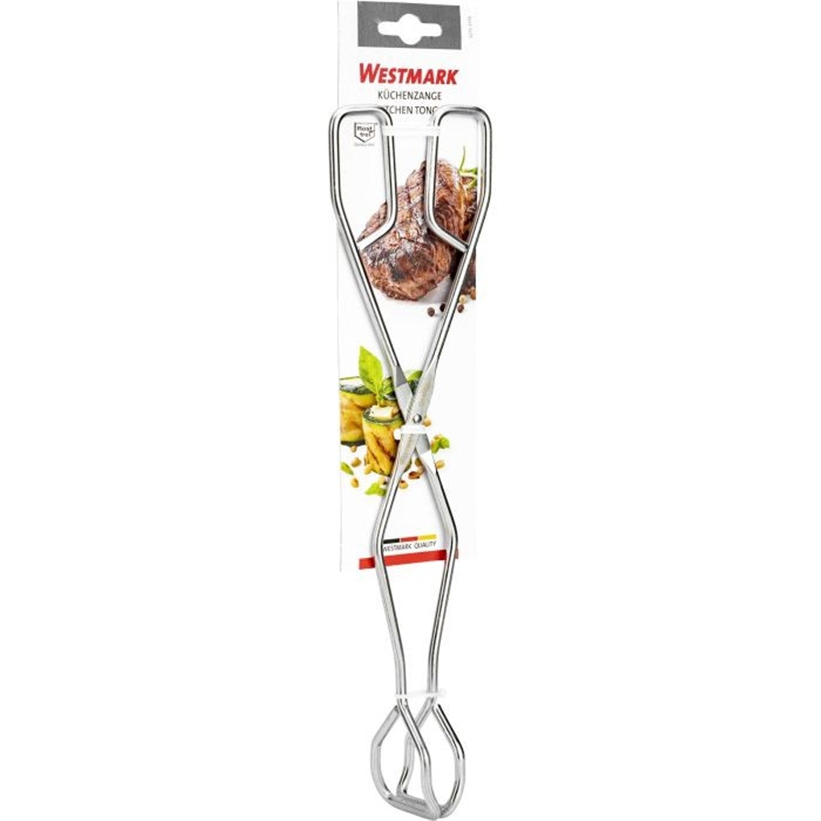 Robuste 32 cm Küchenzange von Westmark, ideal für Kochen und Grillen, langlebig, vielseitig und praktisch im täglichen Gebrauch.