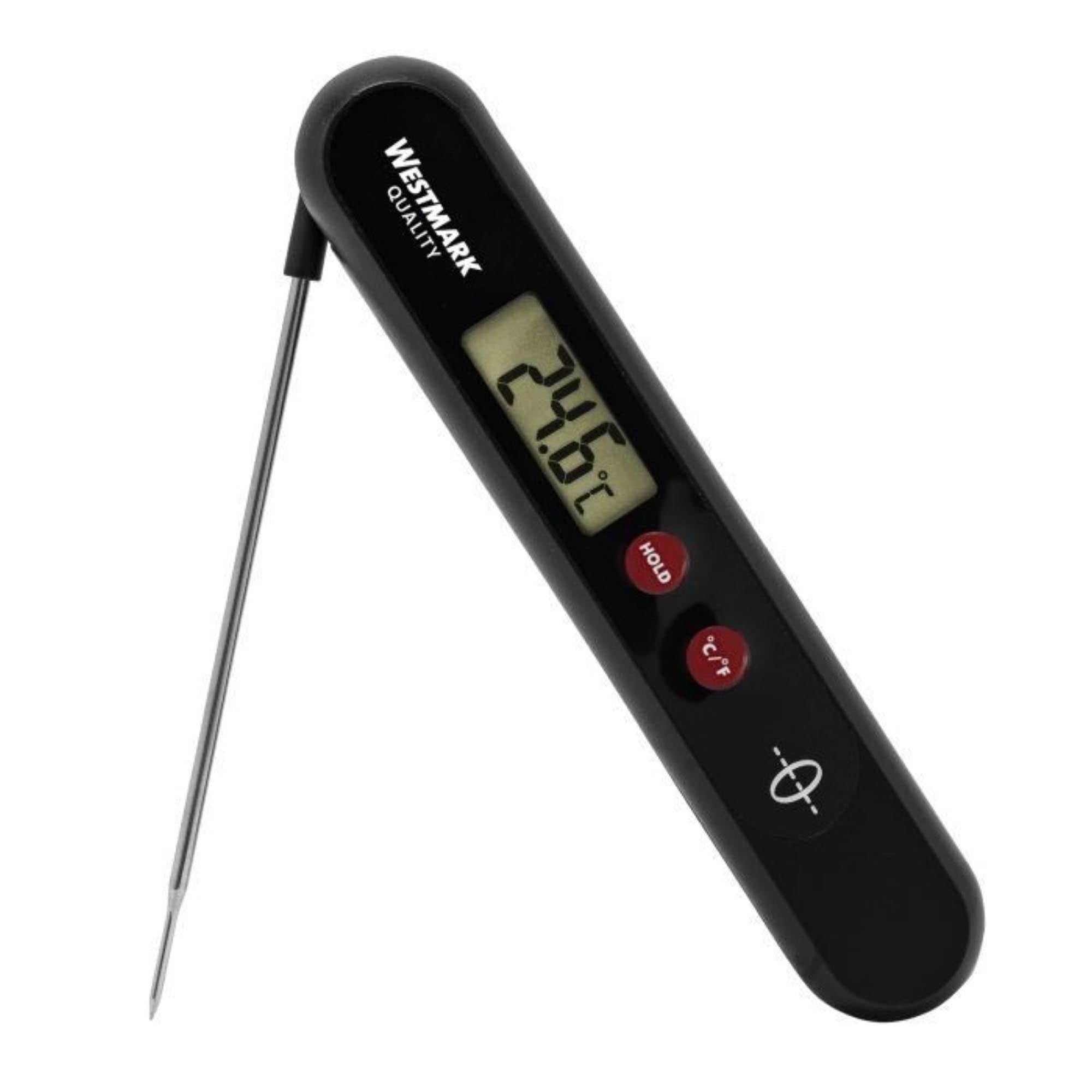 Einstichthermometer ÖKO von Westmark, 17,9 cm lang, präzise Kerntemperaturmessung für Fleisch und Geflügel, aus rostfreiem Edelstahl, hygienisch und langlebig.