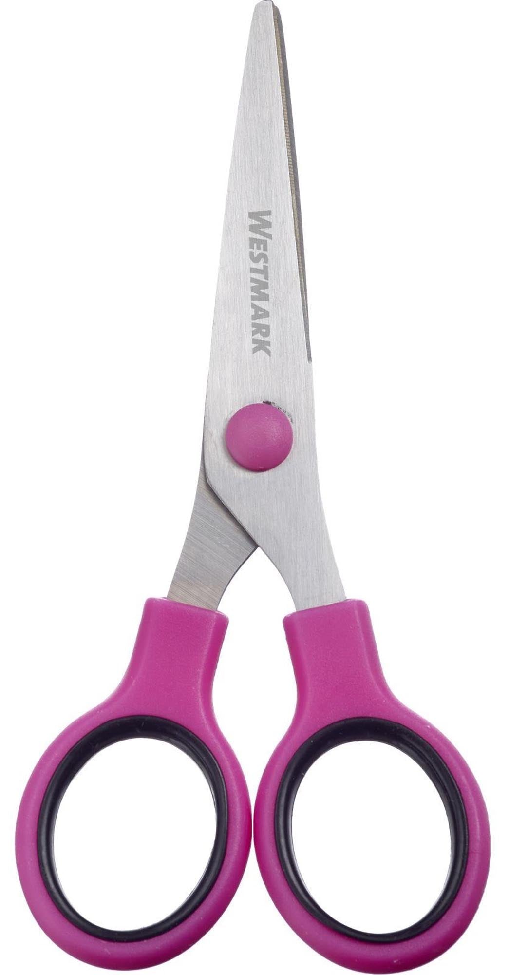 Kindgerechte Bastelschere von Westmark, ideal für kreative Projekte, sicher und einfach zu handhaben, perfekt für kleine Hände.