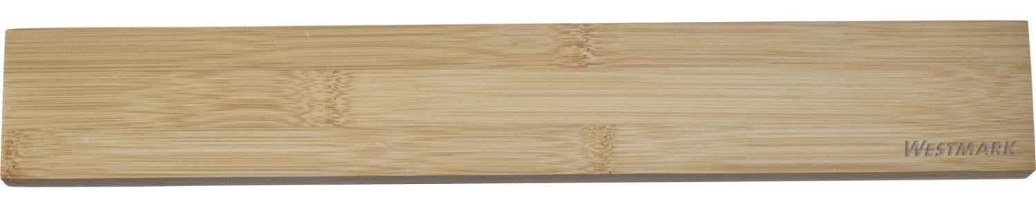 Elegante magnetische Messerleiste "Nature" von Westmark, gefertigt aus edlem Holz, perfekt für die stilvolle und sichere Aufbewahrung Ihrer Küchenmesser.