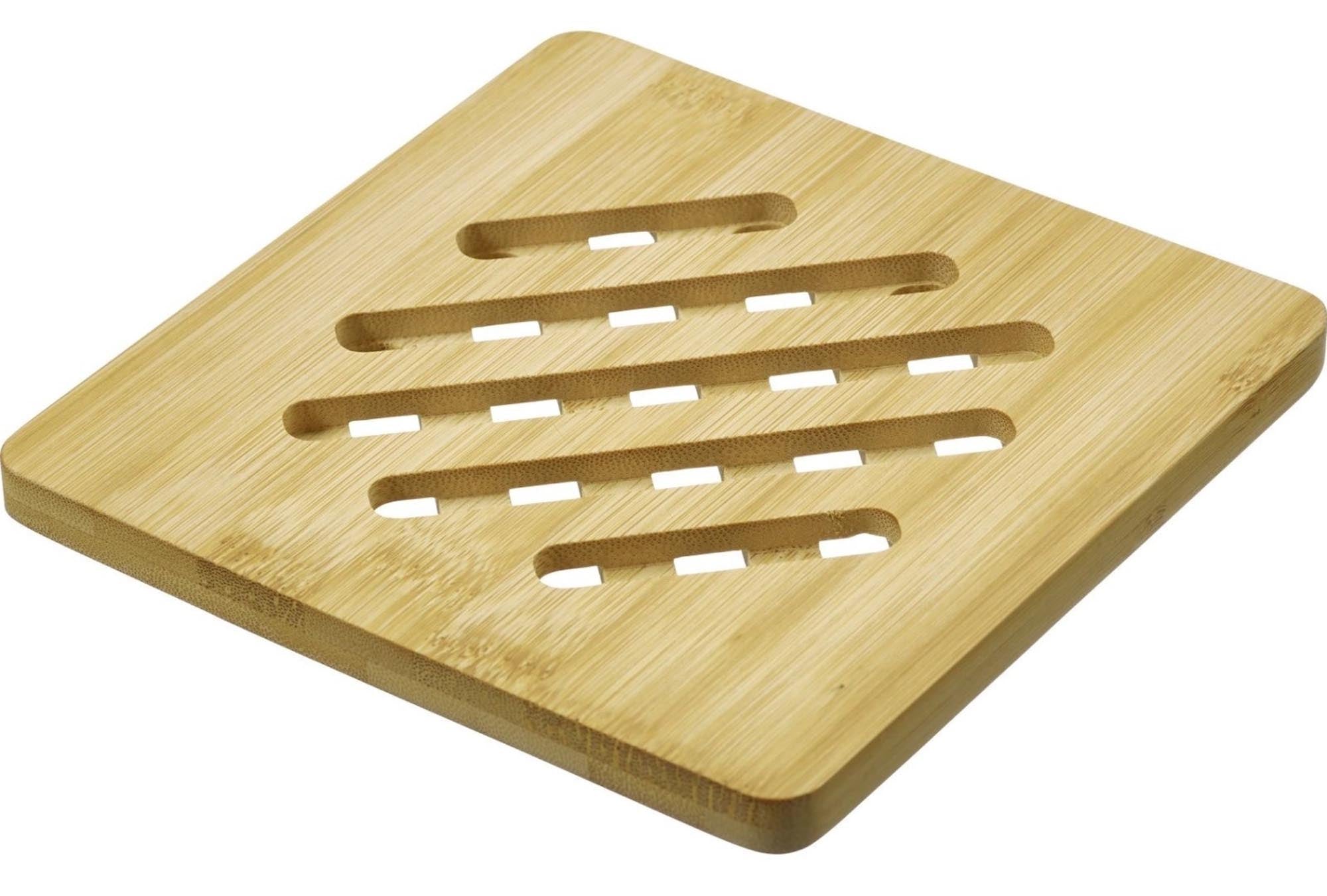 Quadratische Untersetzer im 2er Set von Westmark, perfekt für Tapas und Snacks, schützen Oberflächen und bieten ein stilvolles Design.