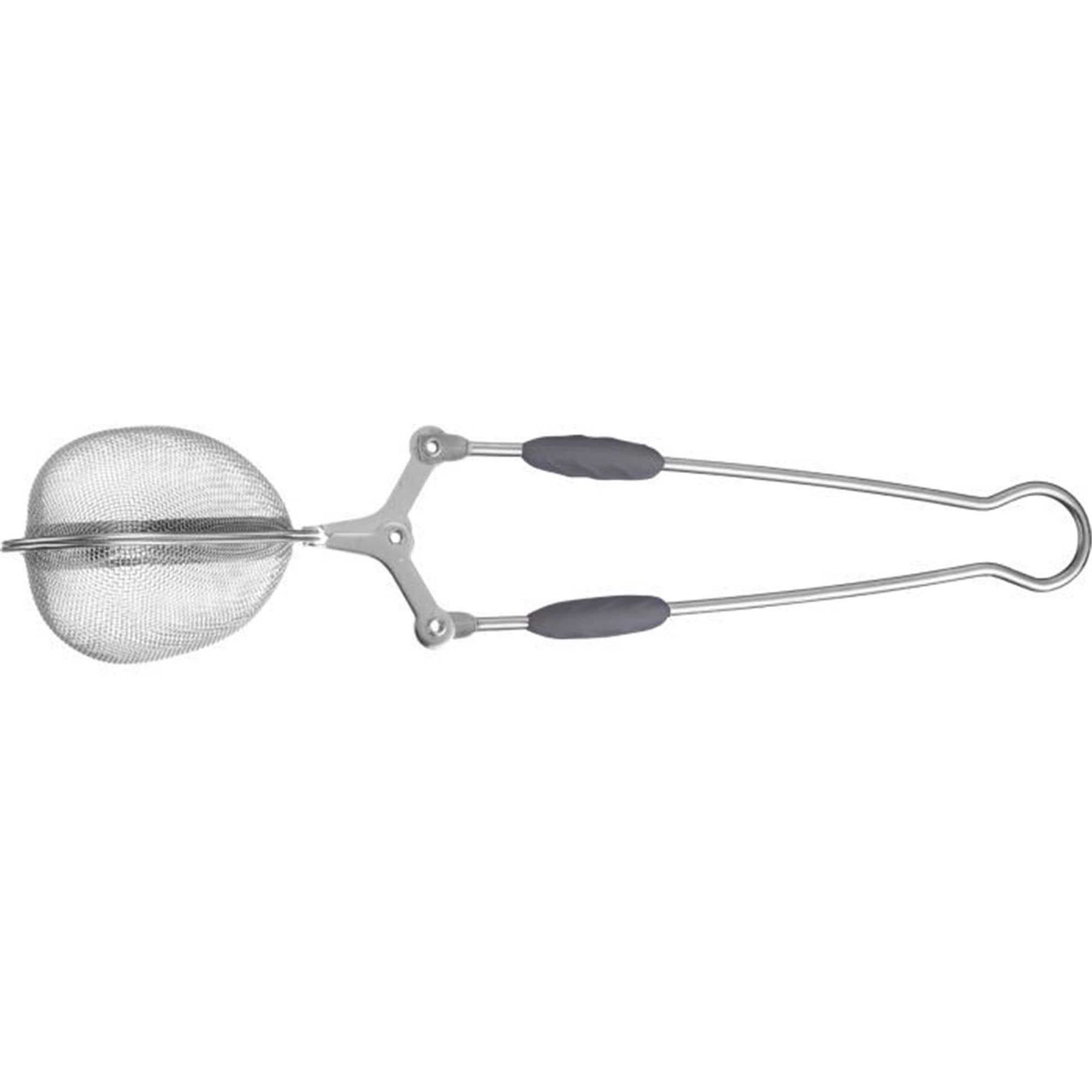 Klappsieb in Herzform mit ergonomischen Silikongriffen, ideal zum Abseihen von Lebensmitteln, praktisch und stilvoll für die Küche.