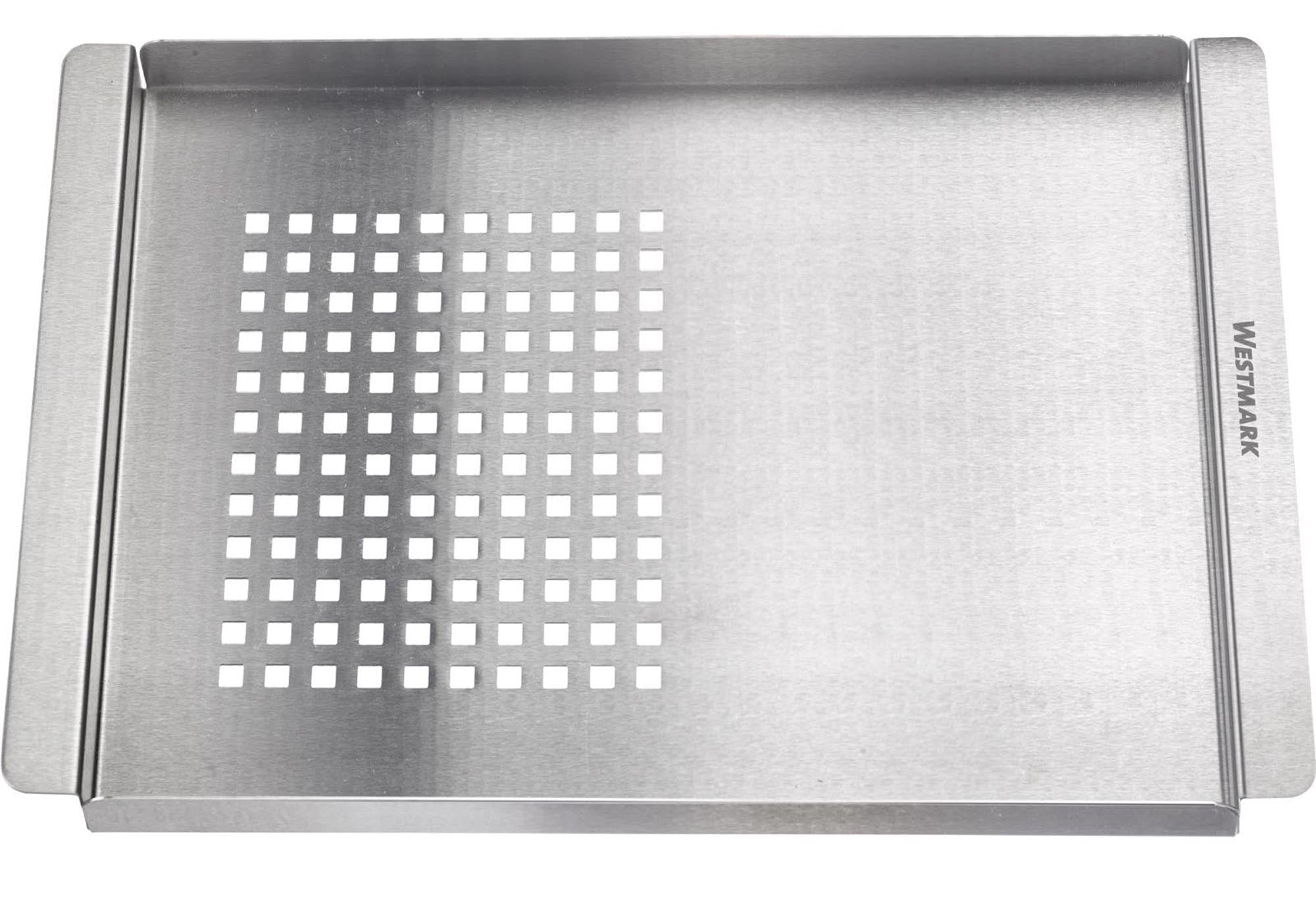 Grillschale aus Edelstahl, vielseitig einsetzbar, ideal für Grillgut, langlebig und praktisch, von Westmark.
